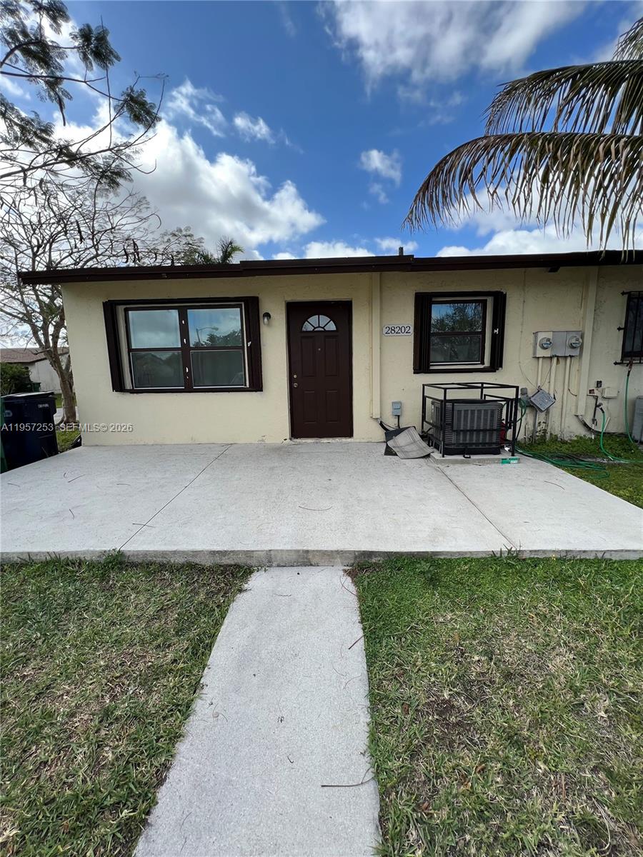 2 Bed, 2 full baths, Tile floors, accordion shutters. W/D inside the unit. New washer will be installed inside the unit prior to closing. Large walk-in closet in primary bedroom. Small patio perfect for entertaining. LOW HOA fees. Won't last long. Close to transportation, shopping and great schools. Great Investment opportunity. Also available for rent.