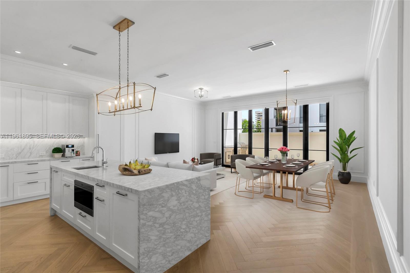 Experience exclusive and luxurious living in the heart of Coral Gables at Biltmore Row. This 3-story townhome boasts 4 beds, 4.5 baths, a 4-car garage, 3 balconies and an elevator! Featuring top-of-the-line finishes, including impact windows and doors, Subzero/Wolf/Asko appliances, European white oak wood floors, custom closets, marble countertops and window treatments throughout. Enjoy an outdoor summer kitchen, perfect for year-round entertaining. Biltmore Row's boutique concept offers contemporary design while preserving Coral Gables's historic charm. Nestled in one of Miami's most coveted neighborhoods, residents will enjoy top-rated schools, hospitals, and the finest shopping and dining options, all within close proximity. Current tenants' lease ends March 31st, 2026.