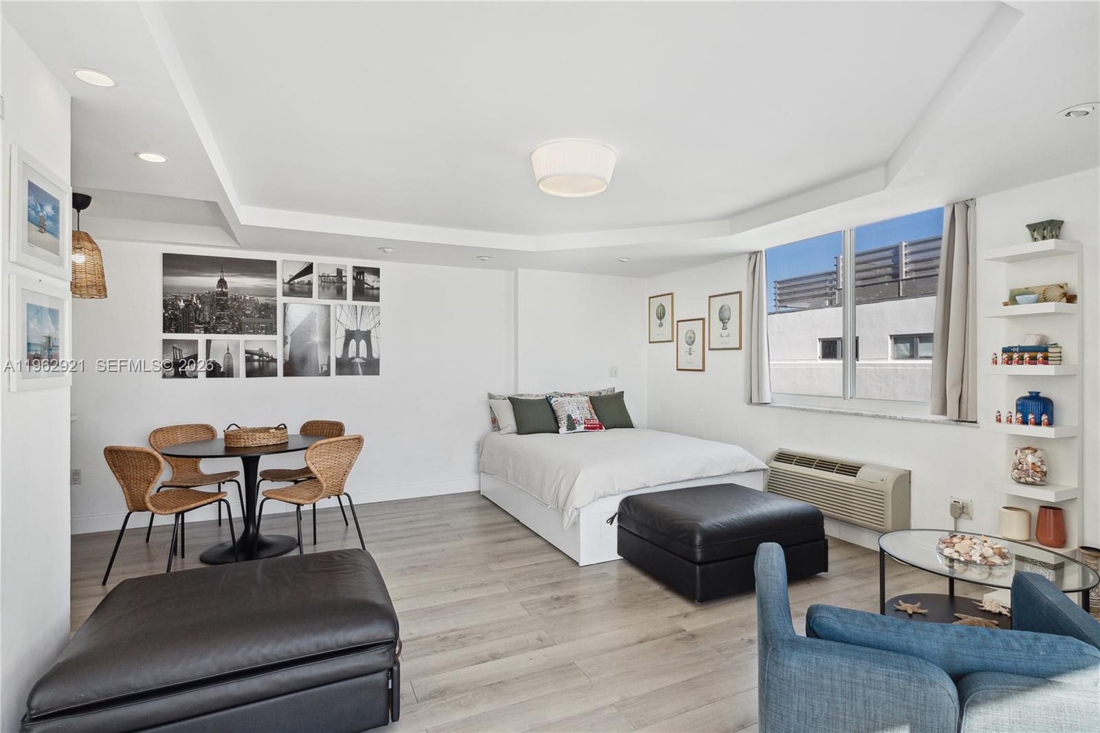 Open-concept living area at 1255 Collins Ave - Condo in Miami Beach