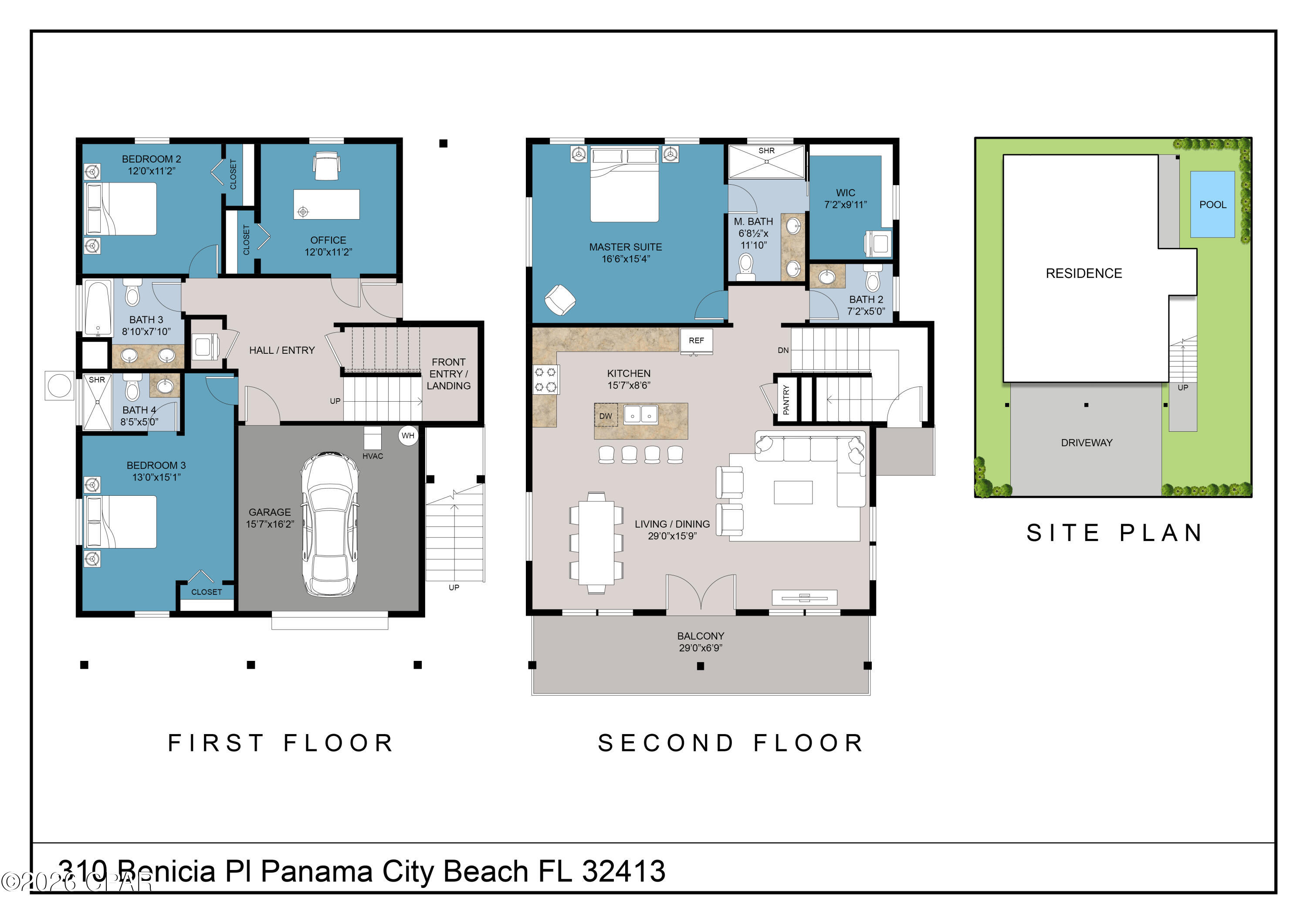 Details for 310 Benicia Place, Panama City Beach, FL 32413