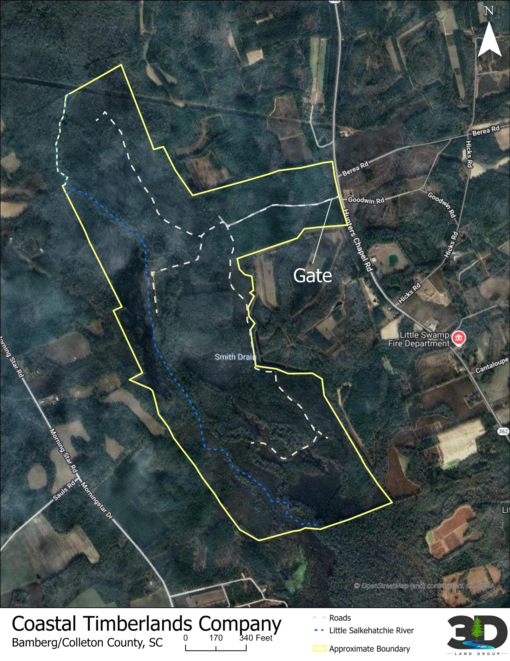 TBD Hunters Chapel Rd Ehrhardt, SC 29081