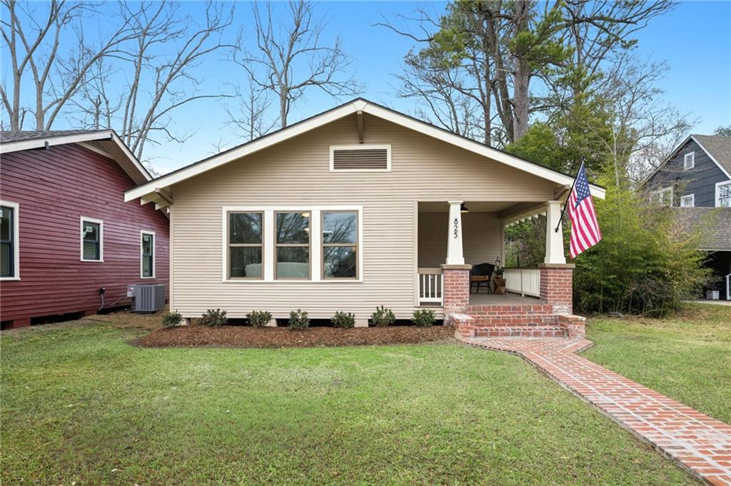 Complete remodel and oh, so charming! Beautiful 3BR/2BA home offering a bright, open-concept floor plan and move-in ready convenience. This home features a gorgeous updated kitchen with stainless steel appliances, ample counter space, and a seamless flow into the living and dining areas, ideal for entertaining. No carpet throughout, providing a clean, modern feel and easy maintenance. Both bathrooms have been updated, and the home includes a new water heater, new roof and new HVAC for added peace of mind. Enjoy abundant natural light, spacious bedrooms, and thoughtful upgrades throughout. With an inviting front porch and manicured lawn, this home just welcomes you in! Don’t miss this turnkey property that combines style, comfort, and functionality.