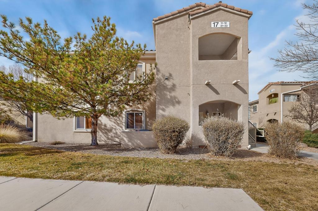 Discover your new home in this spacious 3 bed, 2 bath condo within the gated Rancho Mirage community in Vista Del Norte. This ground-level corner unit features tile floors & an open floor plan, creating an inviting atmosphere for relaxation & entertaining. Enjoy the convenience of a well equipped kitchen w/ generous counter & cabinet space, and all essential appliances such as a fridge, gas stove, built in microwave, & in-unit laundry room with washer/dryer. The community offers fantastic amenities, including two community pools, a fitness center, & a clubhouse. Just minutes from three local parks, including a large 16-acre park w/ paths, fields, playground, hot air balloon landings & access to a regional bike trail network. Welcome Home!