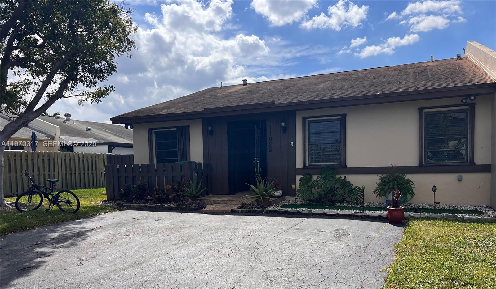 Welcome to your next villa in the desirable Devon-Aire community! This rarely available corner, dead-end home offers privacy, space, and comfort with 3 bedrooms, 2 bathrooms, and 1,266 sq ft of living area.Inside, you’ll find a generously sized primary suite, spacious living areas, and a dining room that flows seamlessly into the kitchen—perfect for everyday living and entertaining. The interior laundry closet adds convenience, while tile flooring throughout provides durability and easy maintenance.Step outside to a large private patio ideal for gatherings, complete with a storage closet. The oversized, gated corner backyard offers extra space and privacy—perfect for pets and family enjoyment.Additional highlights include:AT&T fiber internet readyDriveway with parking for 3 vehicles plus nearby guest parkingLow HOA feesConveniently located near top-rated schools, major highways, restaurants, banks, and premier shopping destinations such as Costco and Publix. Just 2 miles from Miami Dade College.NO vehicle larger than a three-quarter ton pick up or standard passenger type van will be allowed to be parked anywhere.Schedule your private showing today!