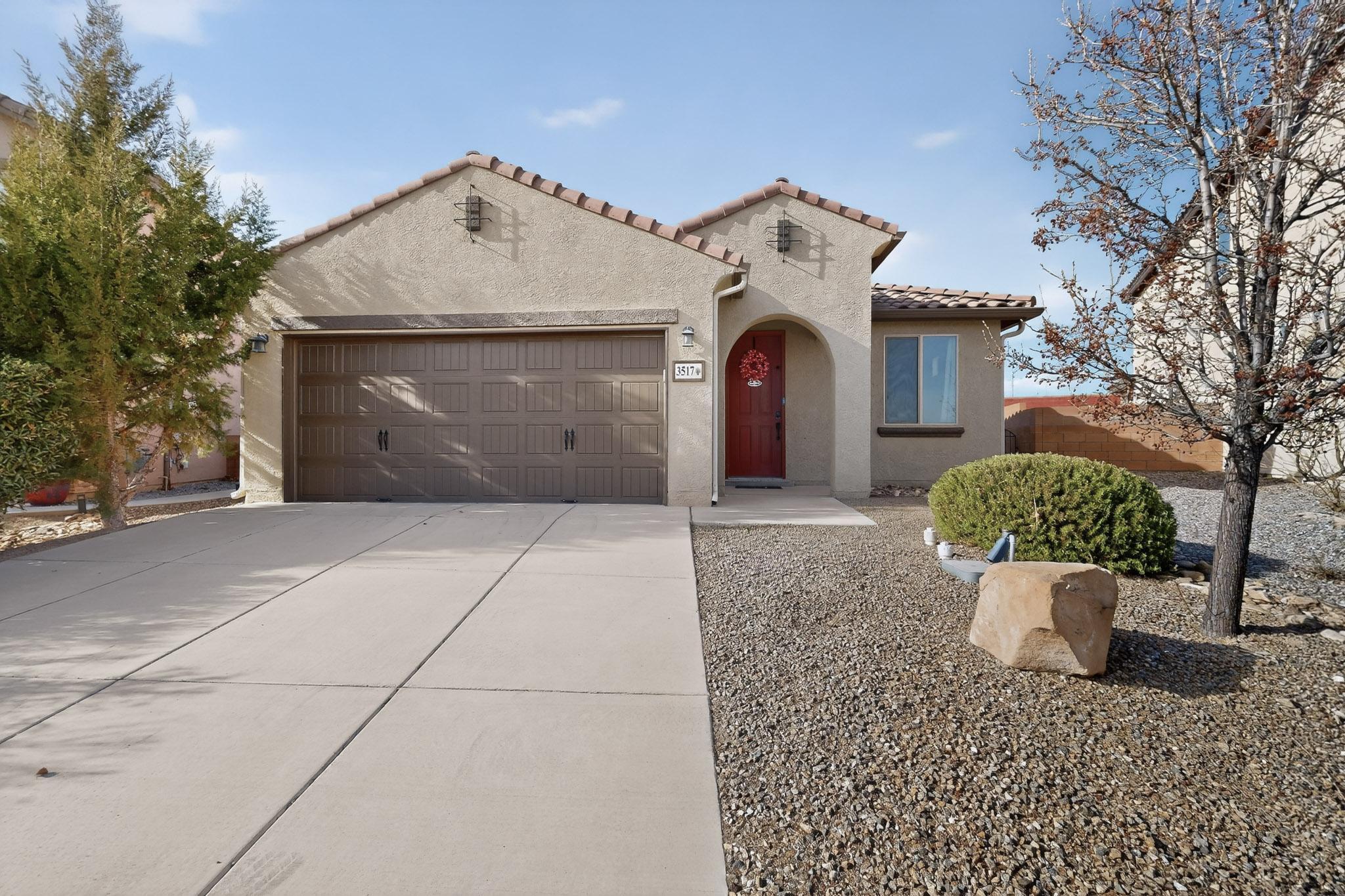 This charming home located at 3517 Llano Vista in the vibrant community Loma Colorado of Rio Rancho offers an inviting open floorplan that thoughtfully maximizes both space and natural light throughout the entire living area. Designed with comfort and functionality in mind, this residence features three generously sized bedrooms, providing ample room for family members or guests. Additionally, there is a dedicated office space, making it an ideal setting for remote work, study, or creative projects, catering perfectly to the modern lifestyle.