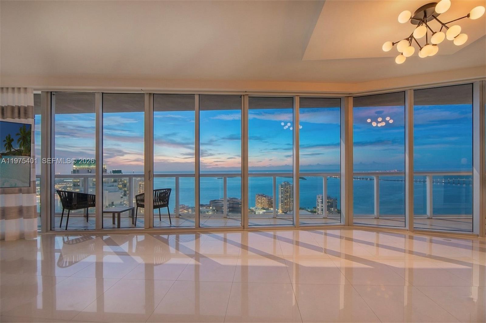 Stunning corner, waterfront unit in luxury, resort style condominium in the heart of Miami, located on the 43rd floor of Icon Brickell 1. Highly desirable 01 line featuring 3 bedrooms, 2.5 bathrooms with breathtaking water views from every room. Spacious layout with updated kitchen featuring oversized waterfall granite countertop, high-end appliances and in-unit washer/dryer. Includes 1 parking space with a personal electric car charger.  Icon Brickell is a one of a kind, luxurious 10 acre enclave consisting of 3 high rise towers designed by Arquitectonica architecture firm and lobby/common areas designed by world-renowned Philippe Starck. Surrounded by Mary Brickell Park with a waterfront jogging/walking trail and children's playground. World-class amenities featuring 3 pools (1 Olympic-size), state of the art fitness center, relaxing spa/sauna, valet service and on-site fine dining restaurants such as Cipriani and Cantina La Veinte. Ideal location in Brickell; walking distance to Brickell City Centre, Whole Foods, high end shopping and countless amazing restaurants!