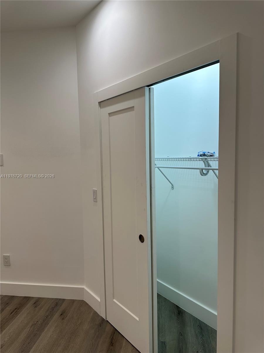Modern kitchen with designer features at 4655 32nd Ave - Townhouse in Dania Beach