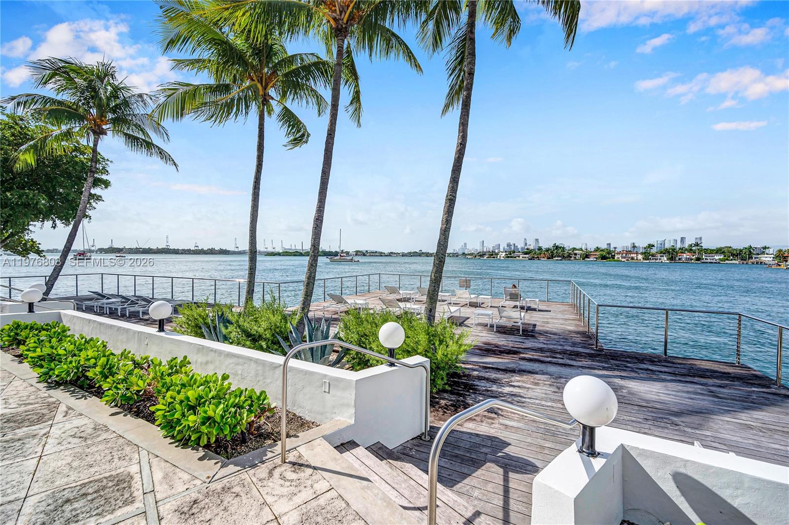 Stunning waterfront exterior at 3 Island Ave - Condo in Miami Beach