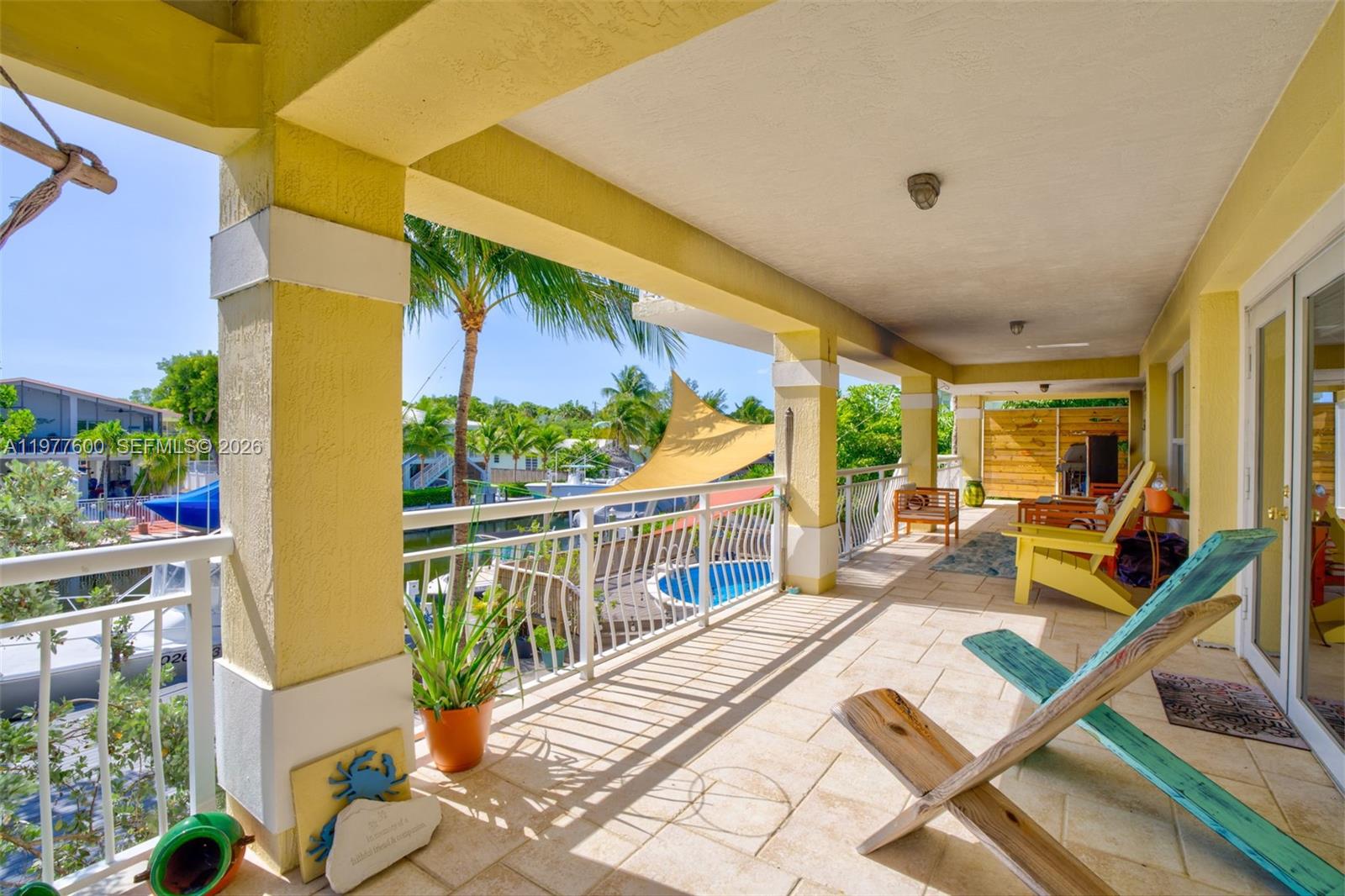 Modern kitchen with designer features at 894 Ellen Dr - Luxury Home in Key Largo