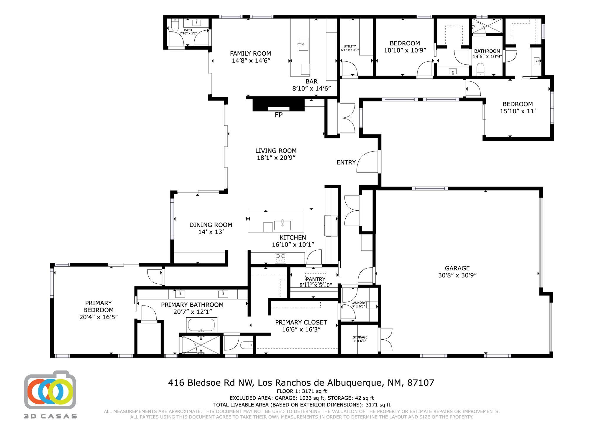 Homes for sale in Los Ranchos, NM | 416 Bledsoe Rd Nw, Los Ranchos, NM 87107 | MLS# 1099461