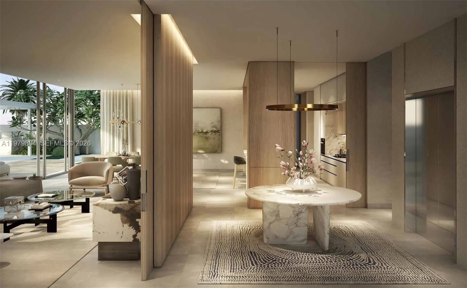 Spacious garage and storage at 501 Palm Jebel Ali Access Road - Luxury Estate in Miami
