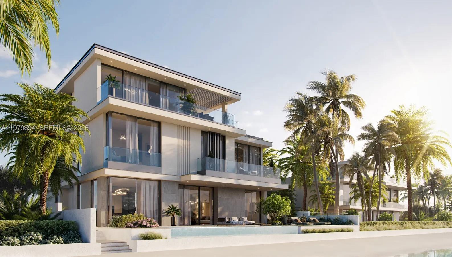 Spacious garage and storage at 501 Palm Jebel Ali Access Road - Luxury Estate in Miami