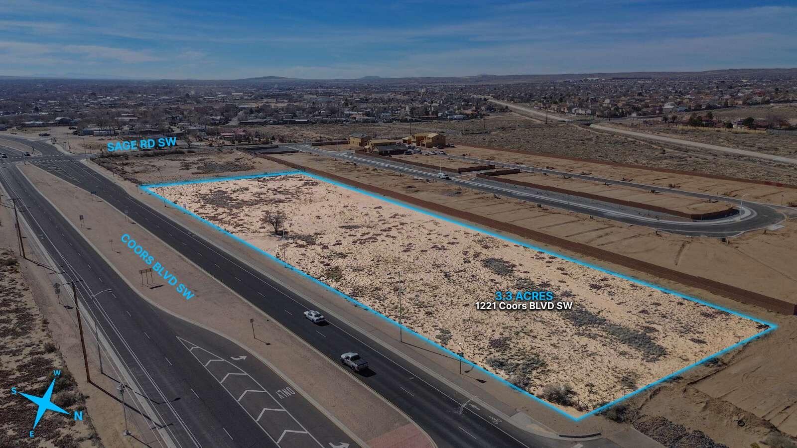 Photo 1 of Land for sale at 1221 Coors Blvd Sw, Albuquerque, NM 87121 | MLS# 1100096 | Listing updated on 2026-09-15
