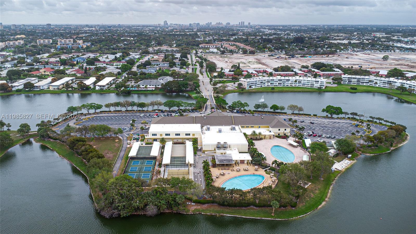 Private balcony with scenic views at 418 Sheffield Q - Condo in West Palm Beach