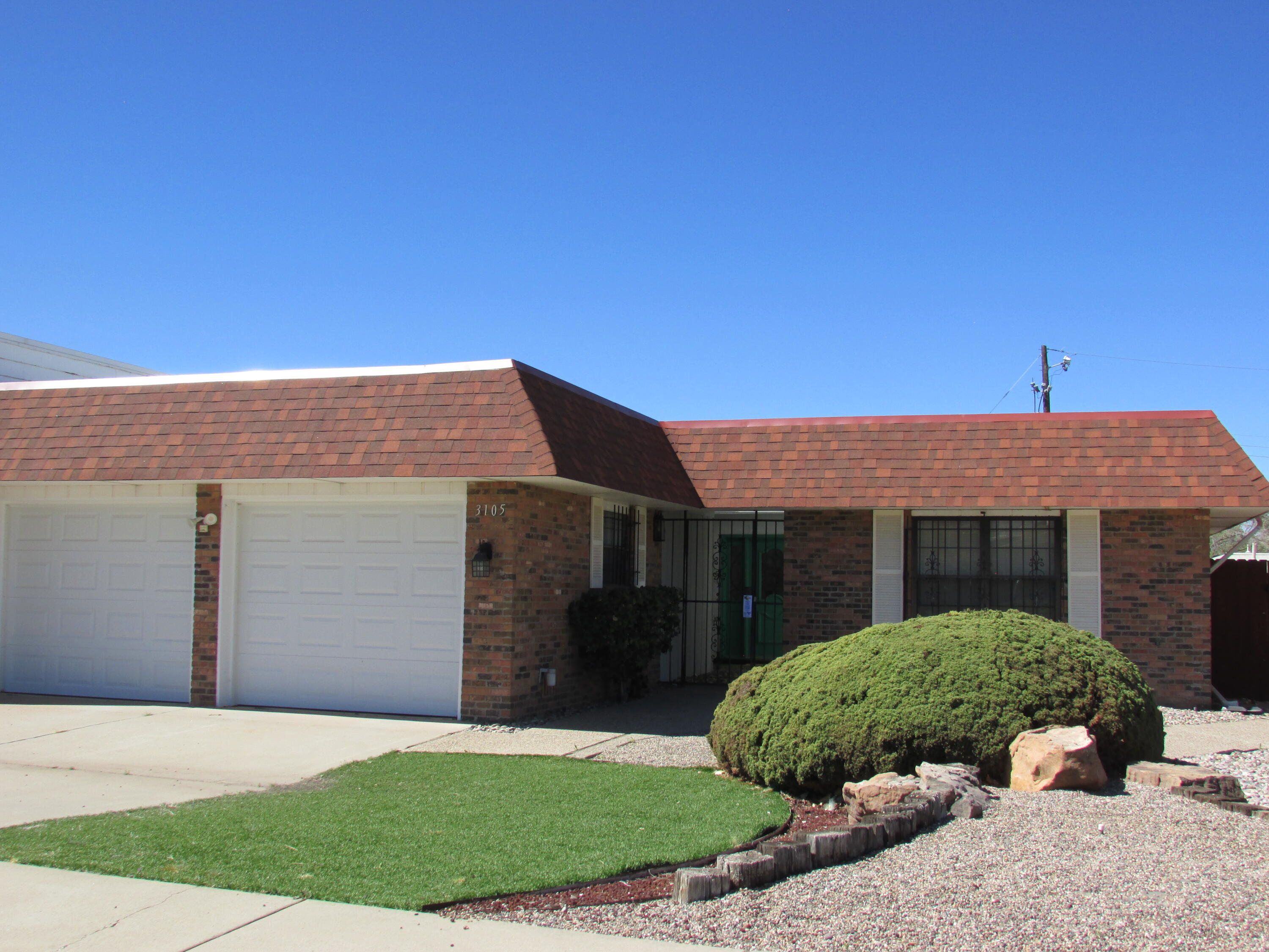 Great Location!***Close to Uptown Albuquerque Shopping and Dining***Easy access to I-25 & I-40. This Spacious Townhome Welcomes You with a Huge Great Room & Cozy Fireplace Open to the Formal Dining Room and Large Sliding Patio Doors for Loads of Natural Light! Enjoy Your Morning Coffee in the Light & Bright Breakfast Nook Attached to the Renovated Kitchen. Large Primary Suite with Dual Sinks and Sliding Door for Backyard Access. Skylights Throughout Add Loads of Natural Light. Refrigerated Air Will Keep You Cool on Those Hot Summer Days. Large 2 Car Garage with Lots of Storage (Newer Doors and Electric Openers) Refrigerator, Washer & Dryer Stay!