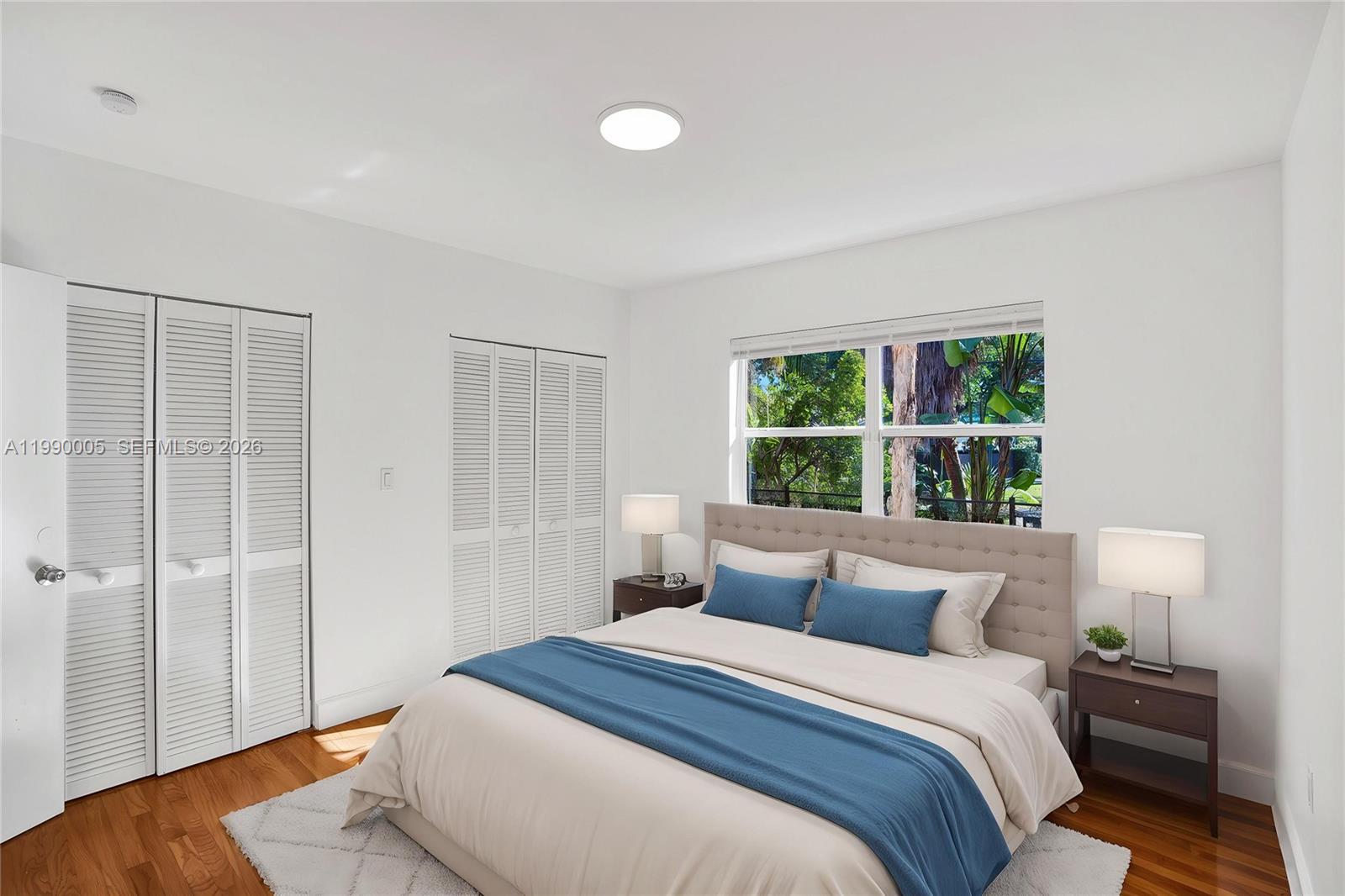 Modern kitchen with designer features at 20 101st St - Home in Miami Shores
