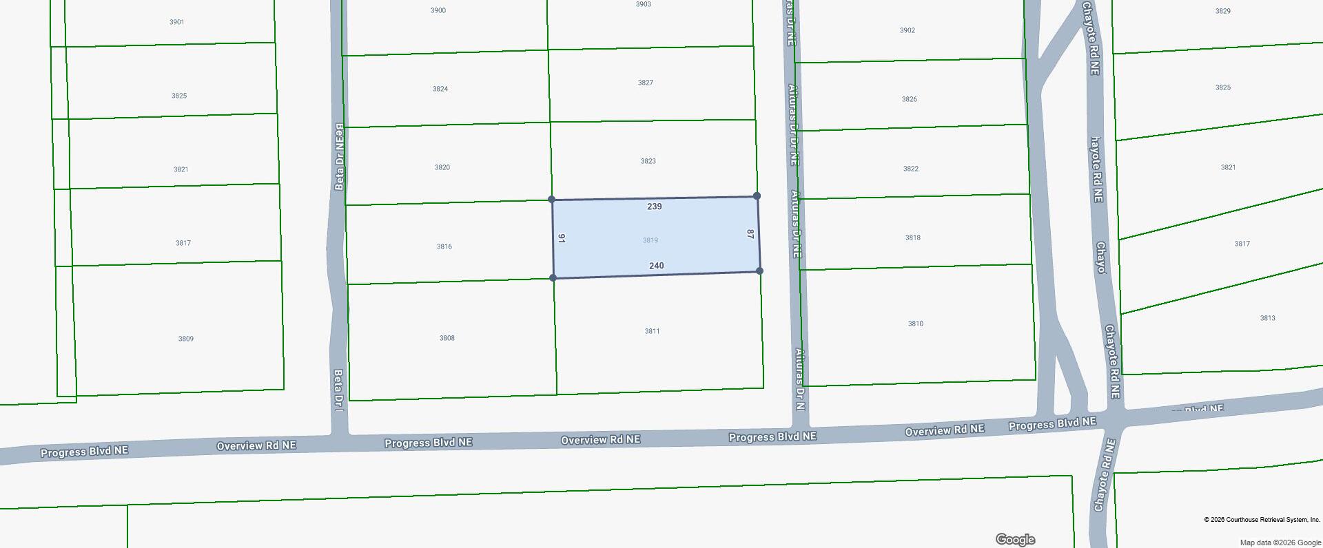 3819 NE Alturas (U20 B176 L17) Drive, Rio Rancho, NM, 87144