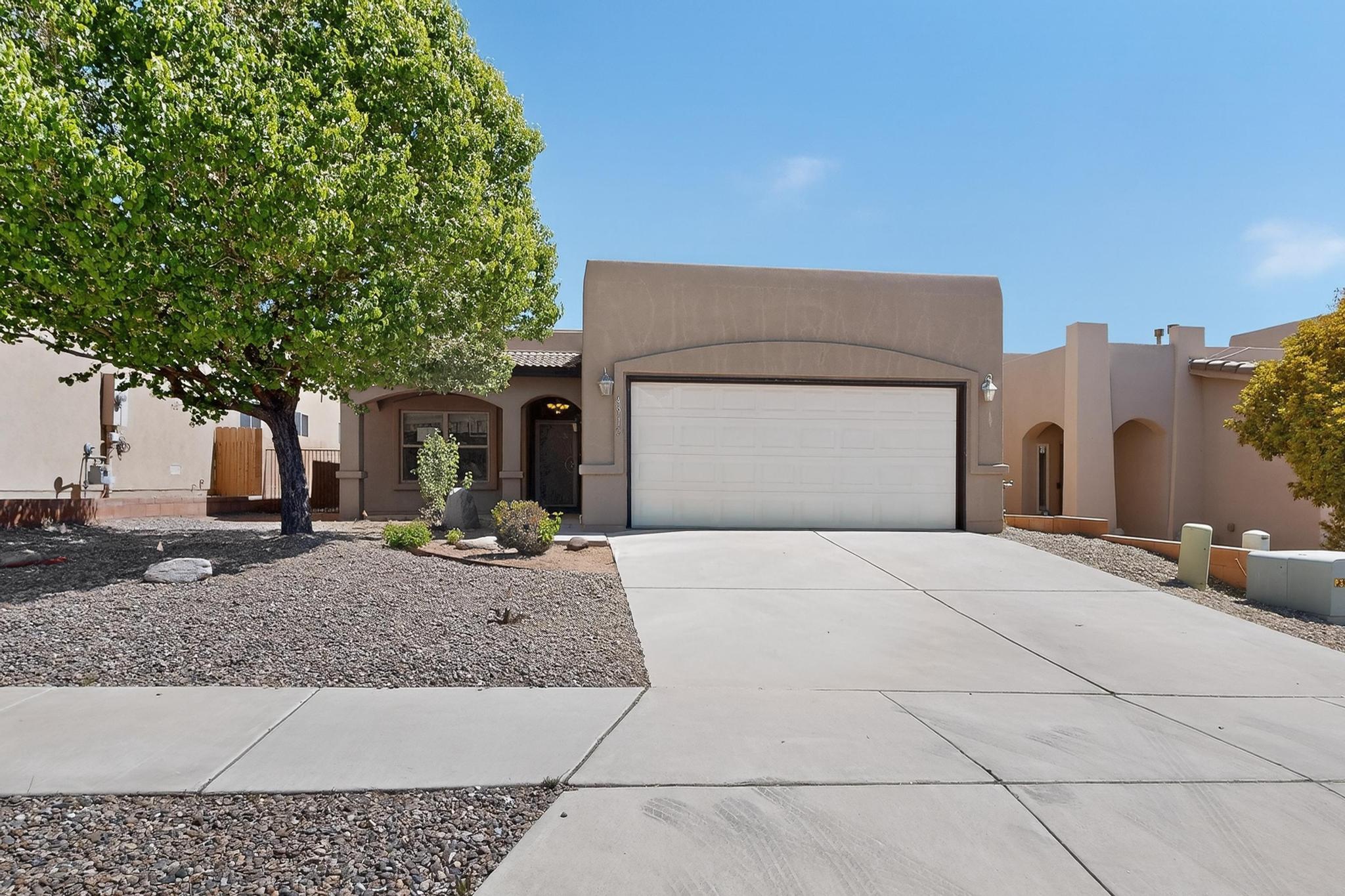Got Views??? Beautiful 3-bedroom, 2-bath home with a dedicated office located in the desirable Vista De La Luz subdivision. This well-maintained property offers a functional floor plan with flexible living space ideal for a home office or additional bedroom. Conveniently situated near all the Schools, Shopping, Restaurants, Fitness Centers and Rio Grande Bosque Trails. Yes, all the amenities of the Montano and Coors corridor are easily accessed from this delightful subdivision with a nominal HOA Fee.  A great opportunity in a sought-after location.