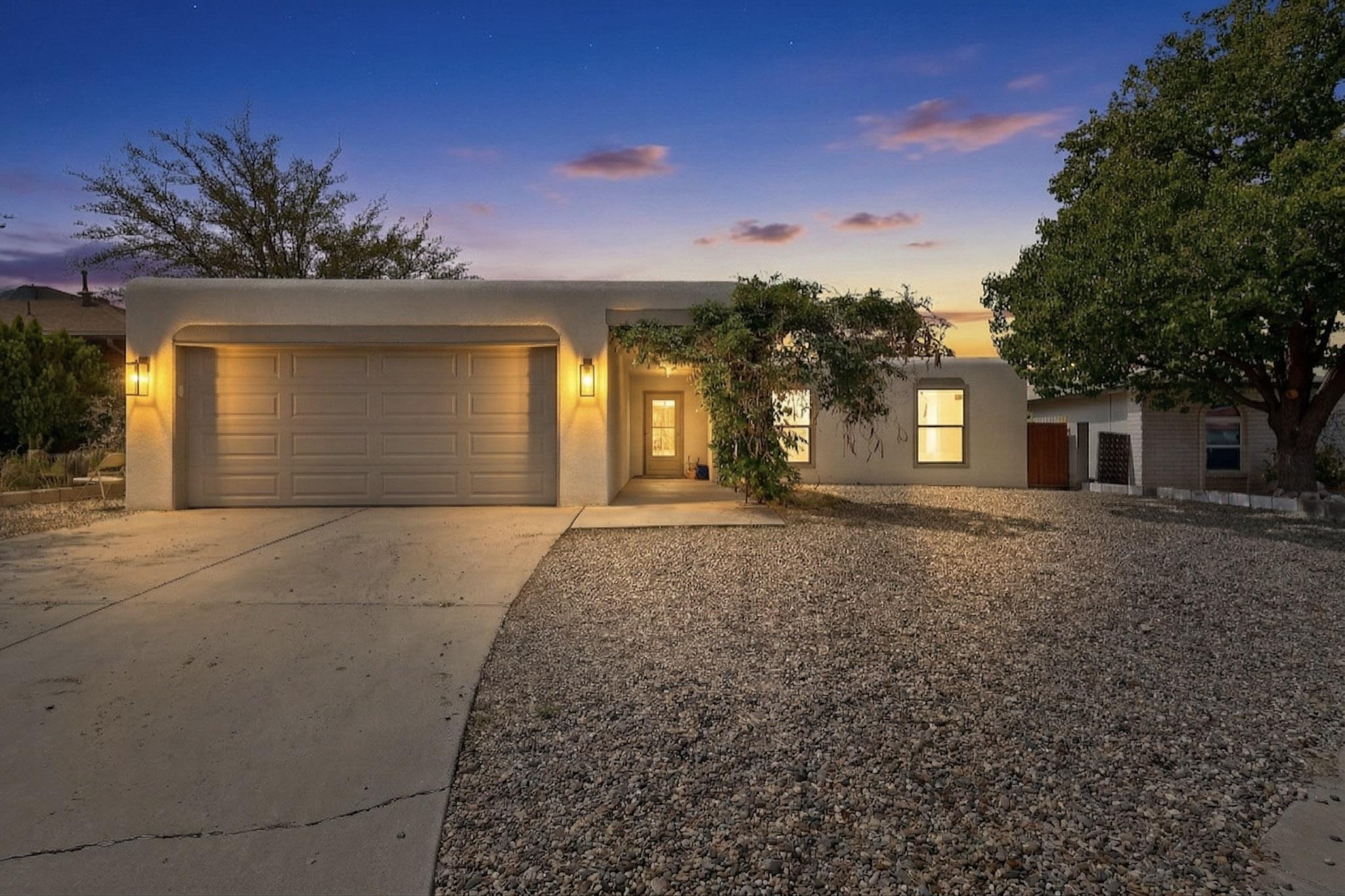 Located in the Spain/Eubank neighborhood, this beautifully maintained single-level home offers refined comfort. The open living spaces flow effortlessly into a stunning kitchen with elegant granite countertops, custom, cherry wood cabinetry with soft-close drawers, and a breakfast bar perfect for casual dining and gathering. Appliances include a Viking oven and downdraft induction cooktop that vents to the exterior. Quality Pella wood-frame triple-pane windows throughout enhance both energy efficiency and tranquility by minimizing outside noise. Step outside to a private backyard retreat complete with a covered patio, gas stub for outdoor grilling.