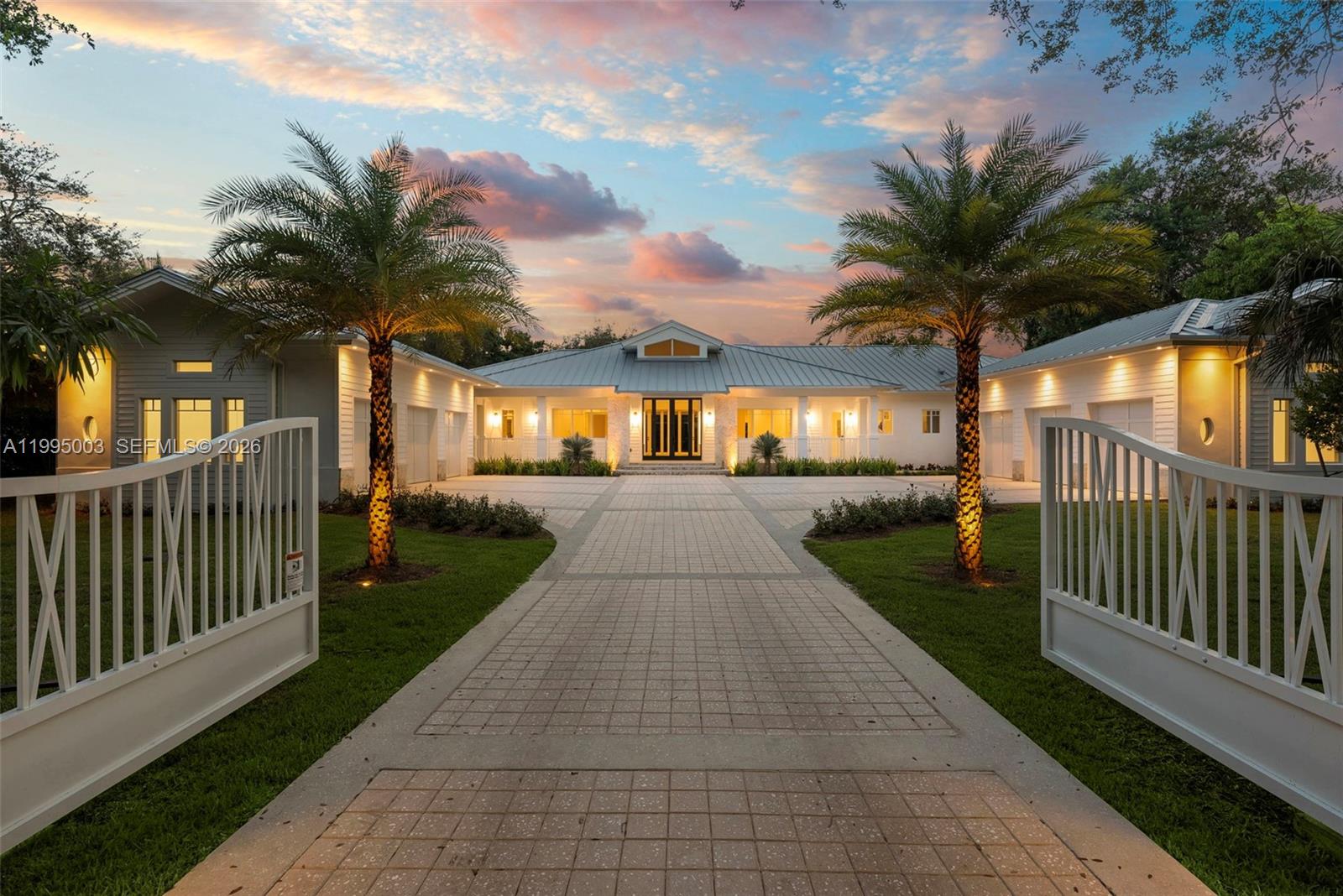 Pinecrest Showpiece ! 2025 Custom Home ,1 Acre, 6 car garage set up for electric cars,Heated Pool, 61 ft x 17 with spa for 15 people,Sun deck in pool,Kohler Gas Generator 38kw powers whole house, 8 bedrooms 9 bathrooms, Total 9945 sf per appraisal ,Living Room 18 ft ceilings, all bedrooms 11 ft ceilings Primary bed/bath w /sitting area, huge shower and soaking tub, outside covered chef kitchen with granite countertops, built in gas barbecue,Gorgeous white kitchen,old chicago white Brick , Quartzite Taj Mahal countertop,Sub zero refrigerator,freezer. wine bev column cooler,professional wolfe gas range 48 inch ,Wood european cabinets ,1000 gallon underground LP gas tank,3 Tankless hot water heaters. AC - 4 Rheem high efficency units, Lutron lighting,study/office, exercise room, Huge bedrooms, staff bedroom, plus separate guest house or game room with kitchen ,bathroom and wash/dryer, outside cabana bath with Ac, Totally Fenced property for privacy, electronic entry gate , Cameras on entire property, Alarm system, full lawn sprinkler system with well, Home is on city water . Absolutely Beautiful Masterpiece ! Everyones dream Home and one of a kind Custom Built !