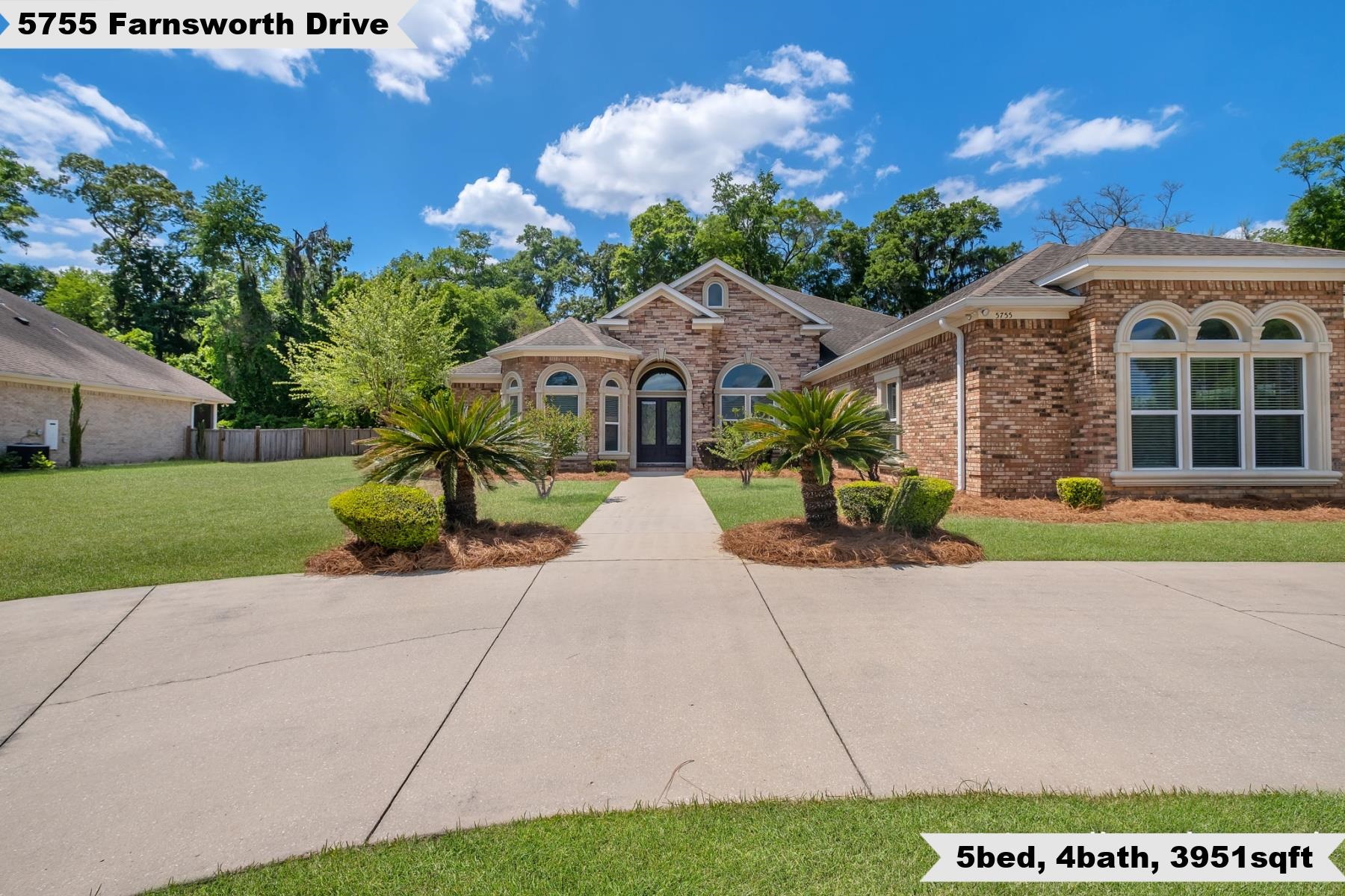 5755  Farnsworth Drive , Tallahassee, FL, 32312
