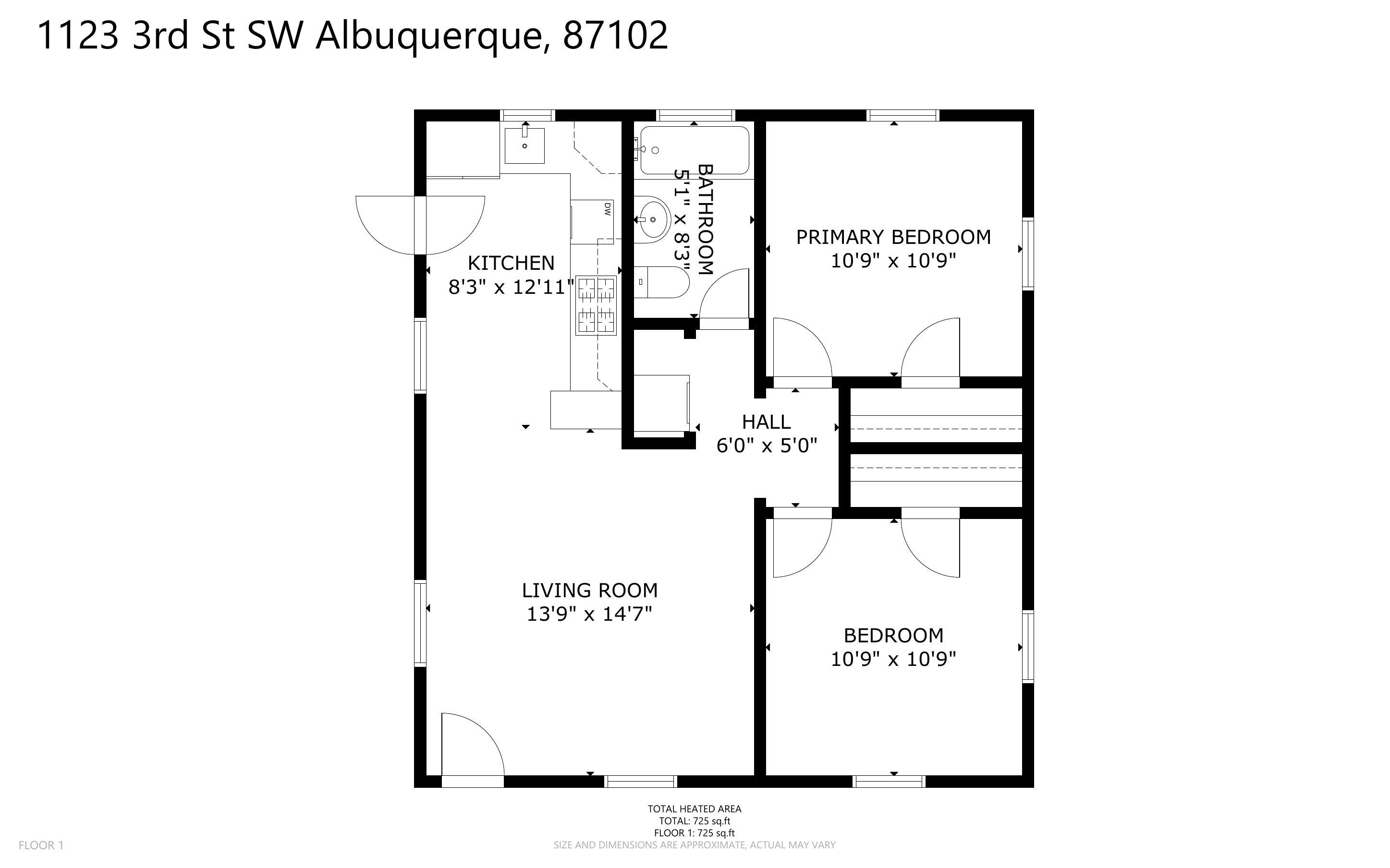 Homes for sale in Albuquerque, NM | 1123 3rd St Sw, Albuquerque, NM 87102 | MLS# 1101173