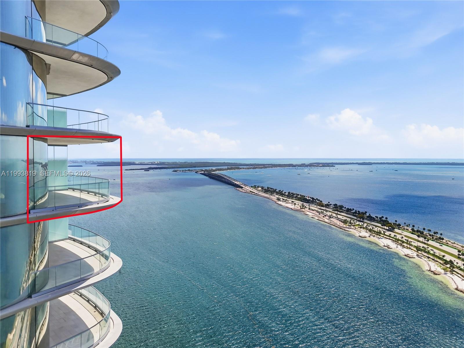 Experience elevated waterfront living at UNA Residences in this brand-new 4-bedroom, 3.5-bath residence on the 31st floor. This thoughtfully designed home features a private elevator entry, expansive floor plan, and floor-to-ceiling glass that frames stunning southeast views over Biscayne Bay, including Coconut Grove and the open water.The residence showcases wood flooring, a fully equipped kitchen with Gaggenau appliances, and generous living spaces that seamlessly connect to a spacious terrace. The layout offers both functionality and privacy, ideal for modern living.Additional features include two assigned parking spaces and dual air conditioning systems for enhanced comfort.UNA Residences is a newly completed, architecturally distinctive waterfront tower offering a curated lifestyle with resort-style amenities, including 2 pools, a fitness center, and a spa. Ideally located in Brickell with convenient access to Coconut Grove, Downtown Miami, Key Biscayne, and Miami International Airport. ***Furniture Images are virtually staged.