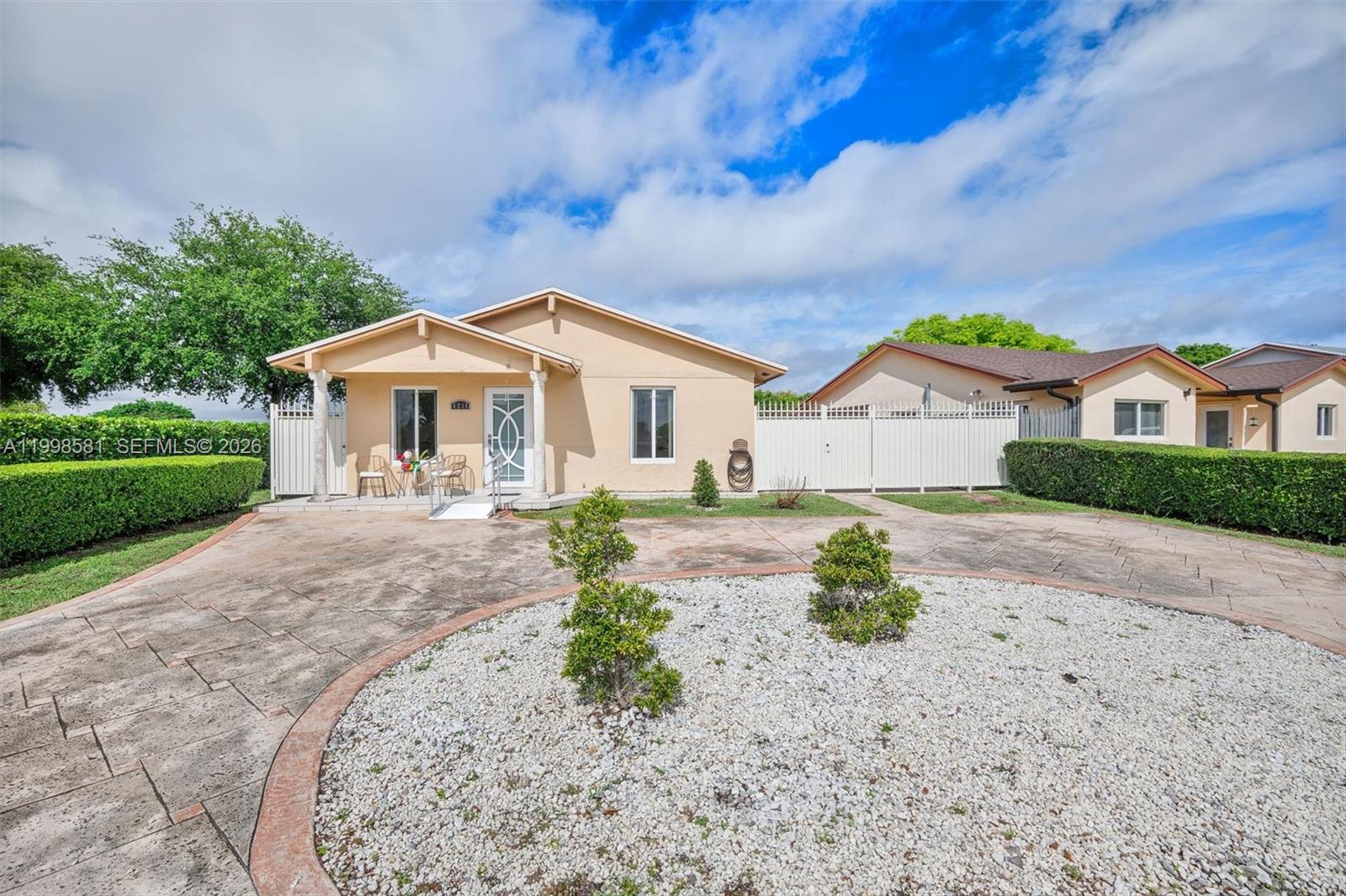Welcome to this charming corner patio home located in one of the most desirable neighborhoods of West Kendall! This well-maintained residence offers the perfect combination of comfort, functionality, and low-maintenance living.Featuring a bright and open layout, the home is filled with natural light and designed for both relaxing and entertaining. Enjoy added peace of mind with a roof replaced within the last 5 years and impact windows and doors, offering protection, energy efficiency, and potential insurance savings.Step outside to your private patio—perfect for morning coffee, weekend gatherings, or simply unwinding in your own outdoor space. Being a corner unit adds extra privacy and a more open feel.Conveniently located near top-rated schools, shopping, dining, parks, and major highways, making everyday living convenient and accessible.Ideal for first-time buyers, downsizing, or investors, this is a fantastic opportunity in a prime West Kendall location.Schedule your private showing today!