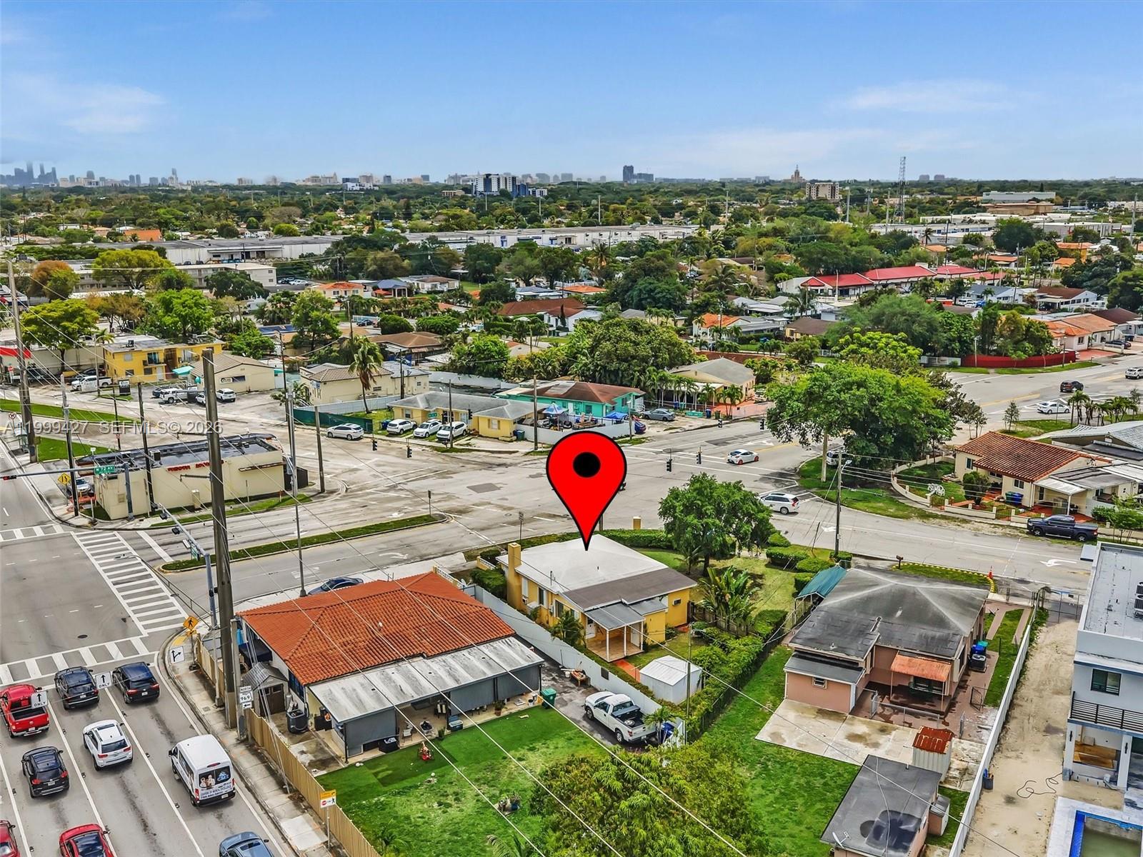 Welcome to a rare find in the true heart of Miami.This 3-bedroom, 2-bathroom home sits on a valuable, oversized corner lot, offering space, flexibility, and incredible potential. The layout is comfortable and functional, with plenty of room to make it your own or maximize its value.What truly sets this property apart is its unbeatable location—just minutes from Miami International Airport, Coral Gables, major universities, and some of the area’s top hospitals. Whether you commute, travel frequently, or want to be close to everything Miami has to offer, this location delivers.The corner lot adds privacy, accessibility, and future possibilities. Expand, renovate, or explore redevelopment options—this is a property where vision meets opportunity.Perfect for end-users, investors, or builders looking to secure a prime piece of Miami real estate.
