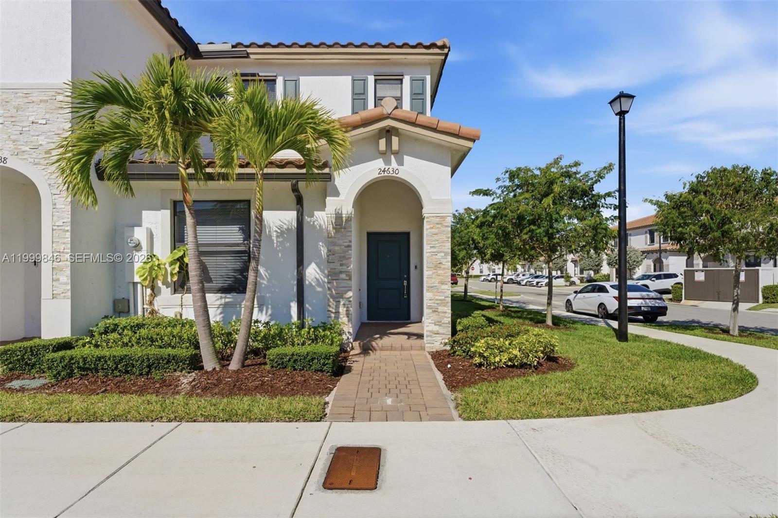 Beautiful 3-bed, 3-bath corner townhouse in Corsica by Lennar! This two-story home features a functional layout with tile flooring on the first floor and carpet upstairs for added comfort. Enjoy a small private backyard, perfect for relaxing or entertaining, plus extra light and privacy from the corner location. Includes two assigned parking spaces. Residents have access to resort-style amenities including a clubhouse, pool, and fitness center. Conveniently located near shopping, schools, and major highways. Easy to show—schedule your tour today!