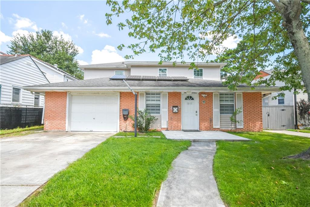 Welcome to this beautifully updated, two-story, fully-furnished home nestled in a quiet, established neighborhood in a convenient Metairie location, and available for lease June 1st. Step inside to discover a thoughtful layout with multiple living spaces, generous natural light, and tastefully updated finishes throughout. The main kitchen features stone countertops, ample cabinet space, and a functional flow for everyday living and entertaining. With 6 spacious bedrooms (one currently used as a dining room), 4 full bathrooms, and tons of storage space, this move-in ready property charms, with allure for small, large or multi-generational households. The unique floorplan features each floor having 3 bedrooms, 2 full baths, a kitchen, and living room spaces! The main level has a freshly renovated one bedroom, living area, and full bath, with a mini-kitchenette, apartment-type space which is separated from the rest of the home, with its own entrances for multiple possibilities - mother-in-law suite, guest quarters, whatever you need! Outside, enjoy a low-maintenance and spacious backyard with subsurface drainage - perfect for relaxing in the pool, coffee or meals on the deck, playtime, or entertaining. A large driveway and a garage allow for ample parking, and energy efficient solar panels help keep the utility bills down!   This home offers both comfort and accessibility, located right by Sam's Club and Elmwood Shopping Center, it's a quick trip into Old Metairie and New Orleans, with multiple thoroughfares (Airline Dr, Earhart Expy, and Causeway Blvd) under 5 minutes away.