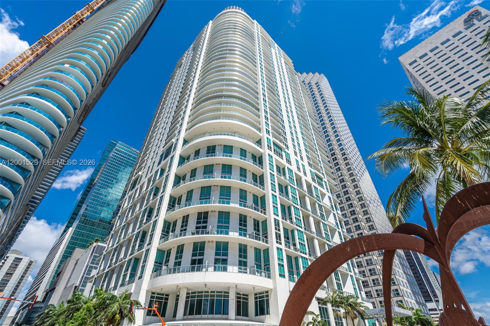 Stunning water and city views from a spacious 2-bedroom, 2-bath split layout. Enjoy tile flooring throughout, floor-to-ceiling glass windows, and an open kitchen with Italian cabinetry, granite countertops, and stainless-steel appliances. Comes with one assigned parking space. Met1 Tower is perfectly located in the heart of downtown and features luxury amenities like a fitness center, pool, hot tub and spa, billiard room, business center, kids’ playroom, 24-hour front desk, valet parking, and an on-site restaurant. Just a short walk to Whole Foods, Silver Spot Cinema, the Metromover, Miami Heat Arena, restaurants, Brickell City Centre, and more.