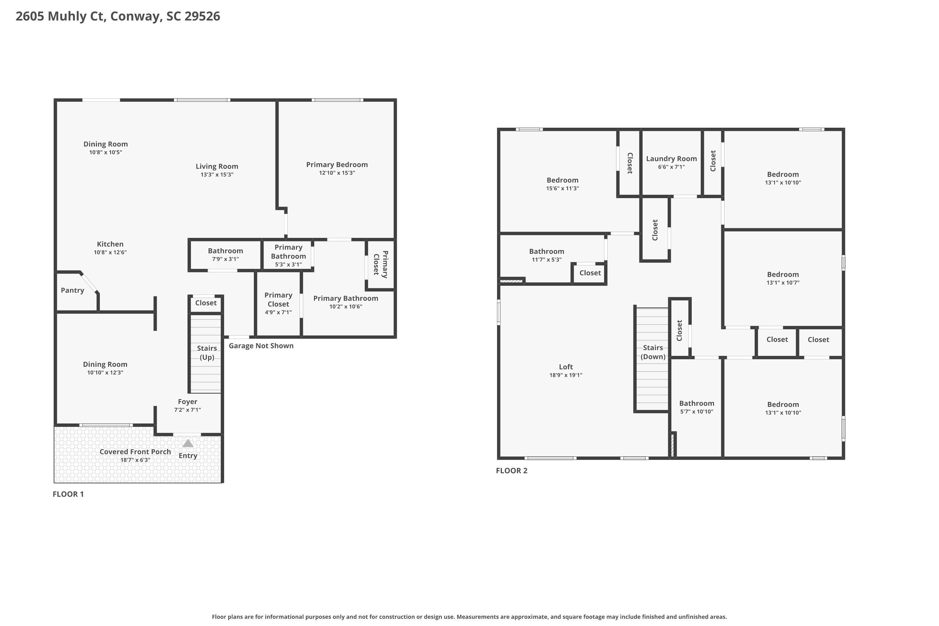 2605 Muhly Ct. Conway, SC 29526