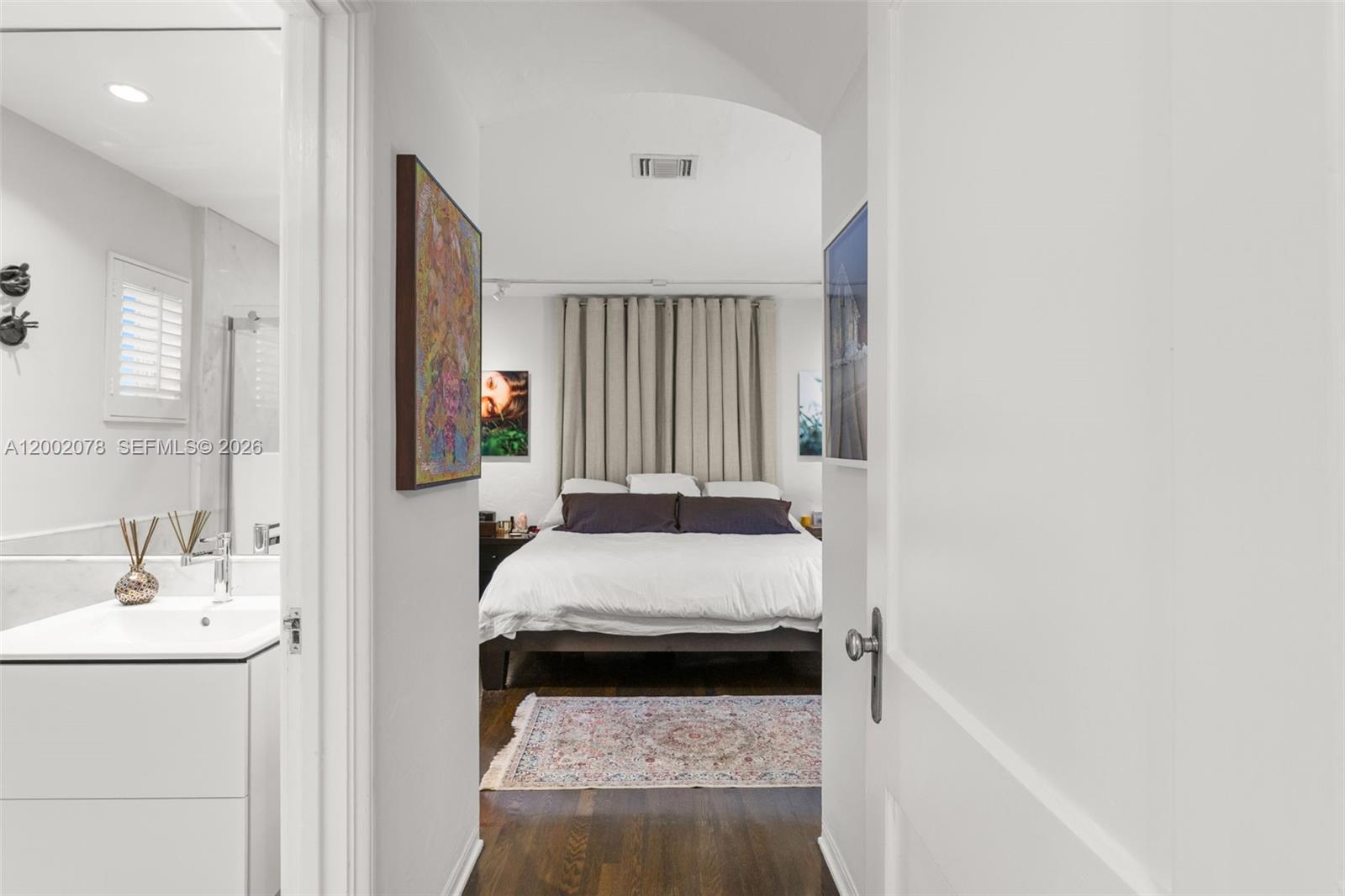 Designer master bathroom at 482 93rd St - Home in Miami Shores