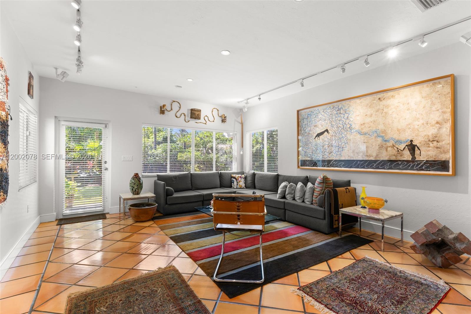 Modern kitchen with designer features at 482 93rd St - Home in Miami Shores