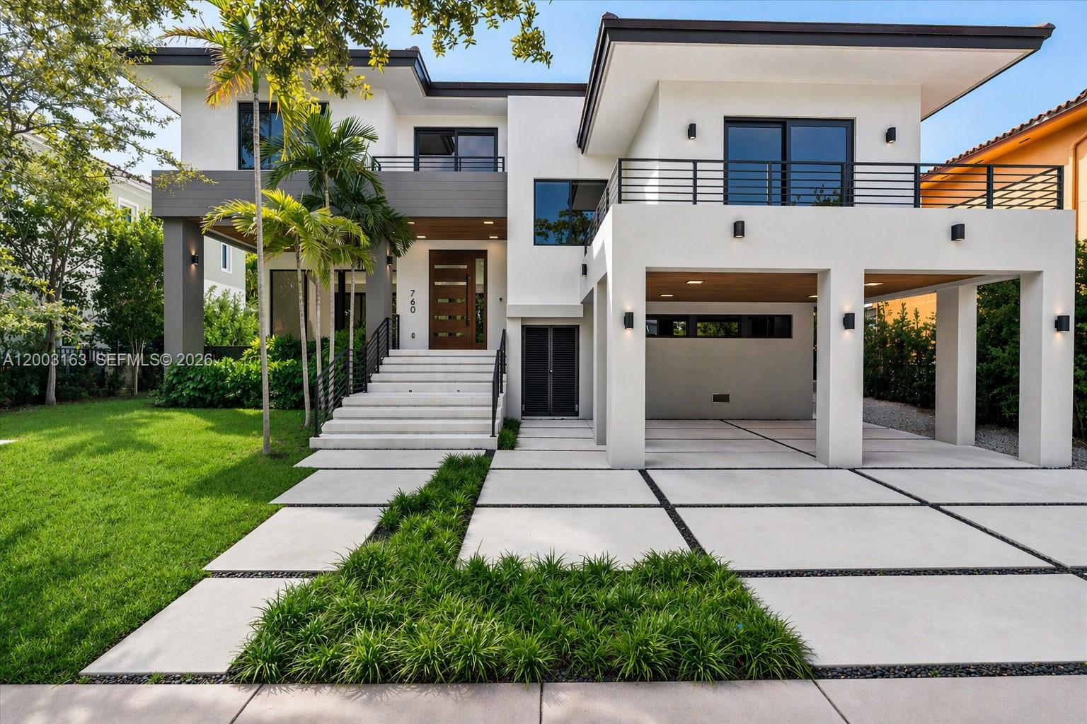 This 5 bed, 5.5 bath residence, new construction and never lived in, offers over 4,000 sq ft of contemporary architecture, a chef’s kitchen, high ceilings, floor-to-ceiling impact glass, and an elevated backyard with pool, jacuzzi, and covered terrace. The home features fully finished custom wood closets and sleek backlit LED mirrors in all bathrooms, adding both functionality and a refined design touch.An elevated backyard with pool, jacuzzi, and a covered terrace creates a seamless indoor-outdoor living experience. The home is fully pre-wired for a smart home system, including lighting, security, and automation.Custom window treatments and smart home features, curated with the project’s interior designer, can be included in the purchase, with final selections tailored to the buyer. Pre-selected design and automation options have already been defined by the interior designer and are available for review. Additional upgrades may be considered and negotiated at the time of closing.In a market where land alone in Key Biscayne trades in the multi-million-dollar range, owning a new home where the final details are left for the new owner  to choose, creating a personalized finish, is an exceptional opportunity at this price.