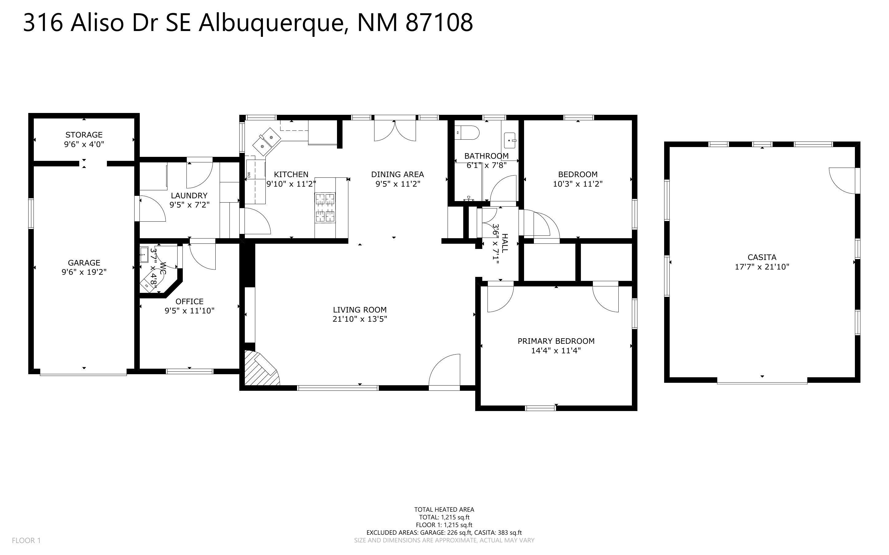 Homes for sale in Albuquerque, NM | 316 Aliso Dr Se, Albuquerque, NM 87108 | MLS# 1102140