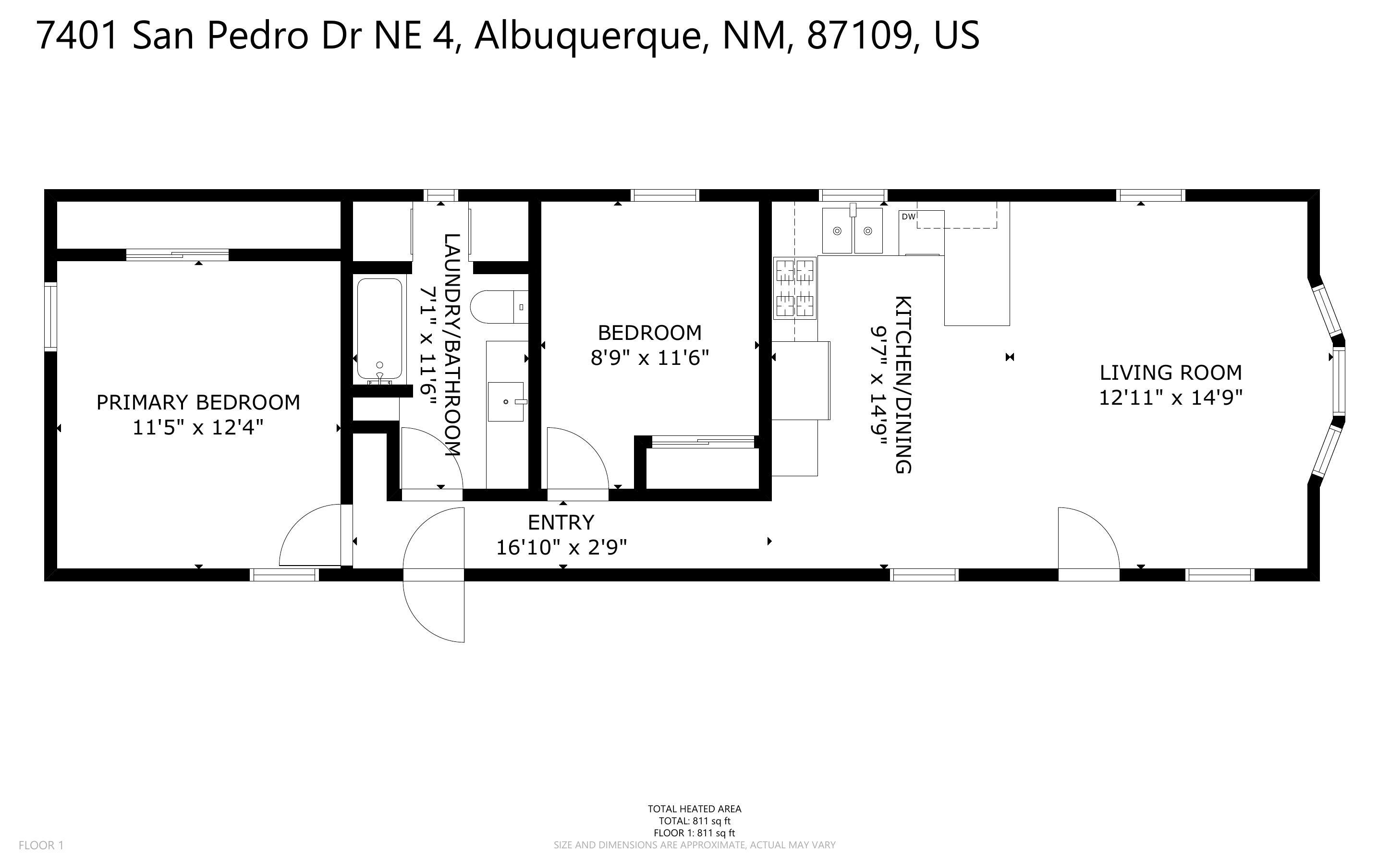 Homes for sale in Albuquerque, NM | 7401 San Pedro Dr Ne #TRLR 4, Albuquerque, NM 87109 | MLS# 1103695