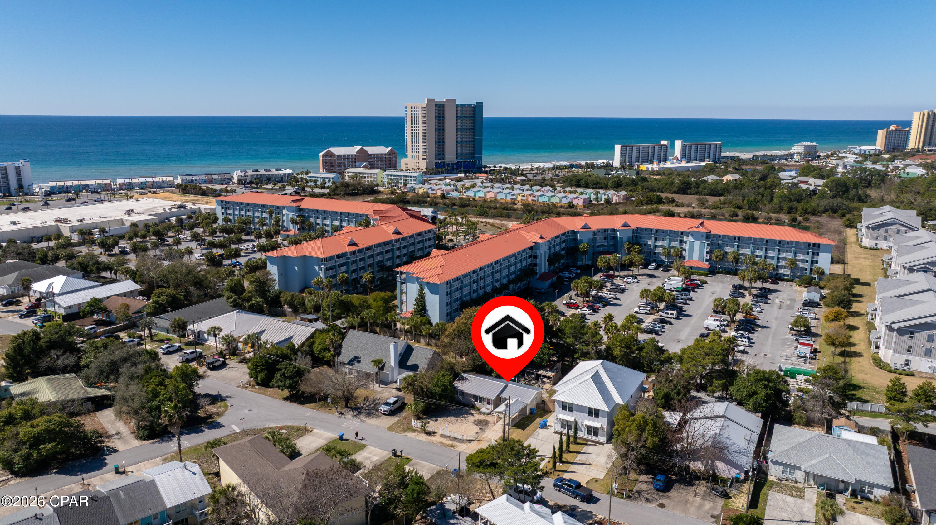 El Centro Beach home at 204 San Vincente Street, Panama City Beach, FL 32413
