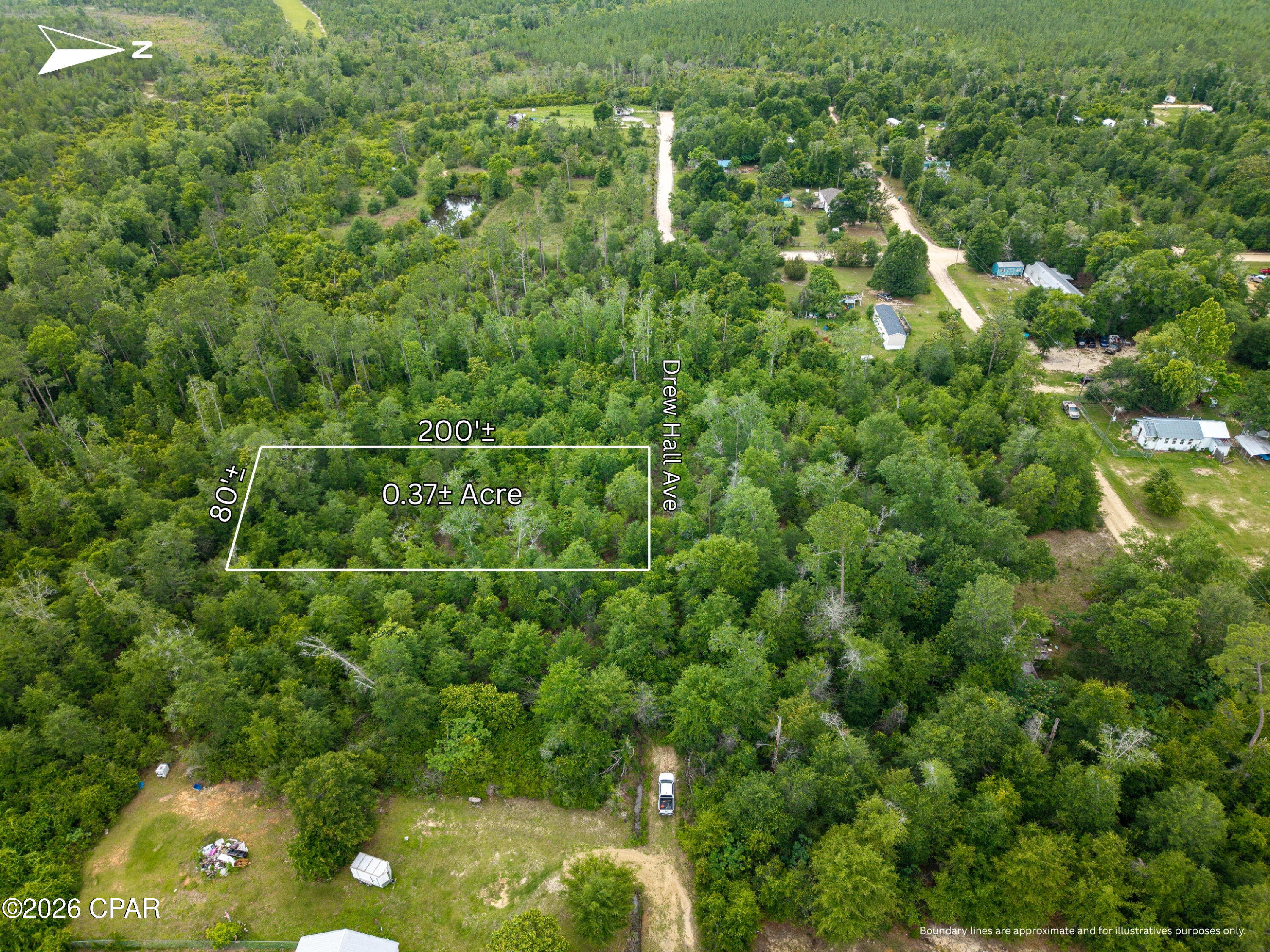 Lot 9-10 Drew Hall, Altha, FL 32421