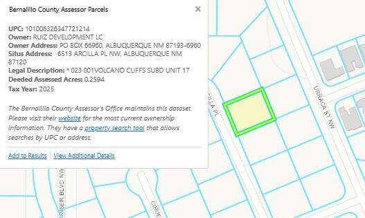 Photo 7 —  2Lot Package 6509/6513 Arcilla Place NW