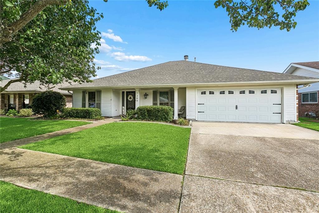 Beautiful home located in Imperial Woods Subdivision. 4 bedrooms and 2 baths . This spacious homes offers blend of comfort and functionality with nice sized bedrooms , a large den with 10 foot ceilings , separate dining area, and office spacious or another living area. This home features updated main bathroom, wood floors in den , large primary bedroom, kitchen with plenty of counter space and breakfast area that looks out to the backyard. Screened-in patio great for relaxing or entertaining, backyard with plenty of room to enjoy, 2 car garage attached to the house, tankless hot water heater, and updated windows. X flood zone. This convenient layout, great living space and located in desirable neighborhood- this home is a must see !