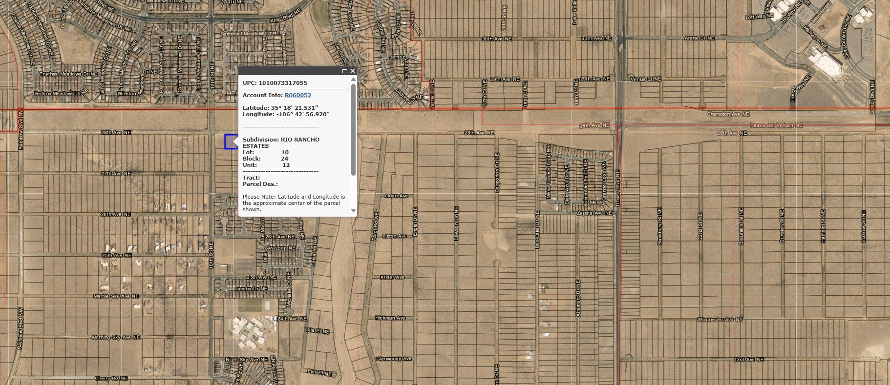 1008 28th (U12 B24 L10) Avenue NE 12 Rio Rancho, NM 87144