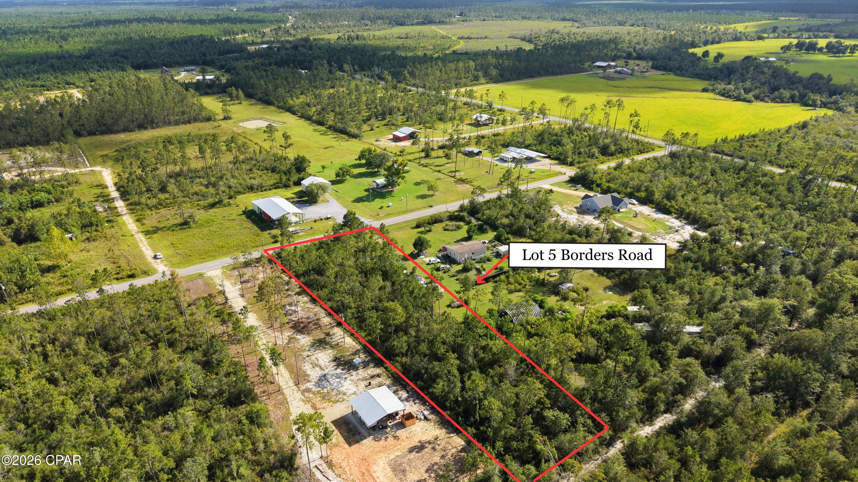 Lot 5 Borders Road, Wewahitchka, FL 32465
