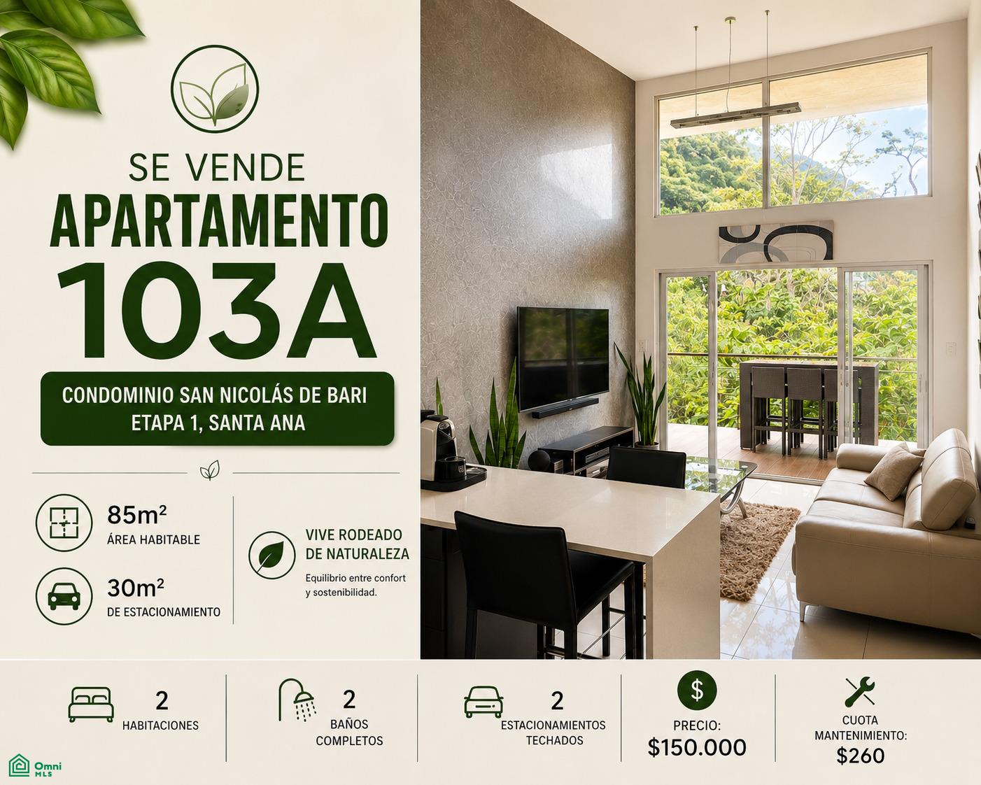 2 bed Condo For Sale in Santa Ana, San Jose - 1