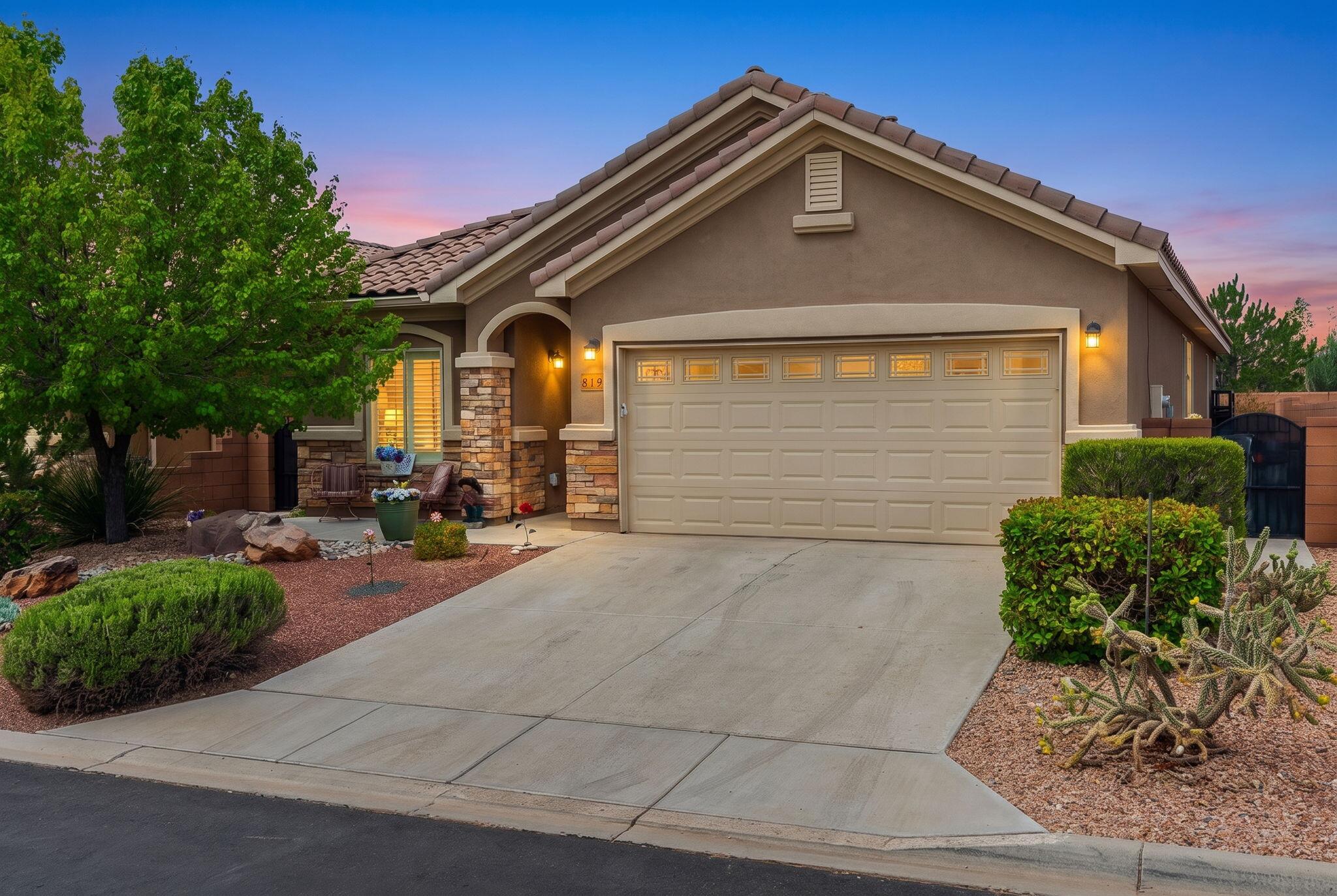 Nestled in the sought-after 55+ Del Webb community of Alegria, this beautifully maintained 2-bedroom home offers the perfect blend of comfort, style, and low-maintenance living. Step inside to discover an open-concept floor plan filled with natural light, featuring a spacious kitchen with rich wood cabinetry, granite countertops, stainless steel appliances, a center island, and a cozy breakfast nook- ideal for everyday living and entertaining. The expansive primary suite provides a peaceful retreat with plenty of room for a sitting area, while the secondary bedroom offers flexibility for guests, hobbies, or a home office. Outside, you'll fall in love with the amazing covered backyard patio, creating the perfect space to relax with your morning coffee, enjoy evening sunsets, or entertain family and friends year-round. The beautifully landscaped yard is designed for easy maintenance, allowing you more time to enjoy the active Del Webb lifestyle. As a resident of Del Webb at Alegria, you'll enjoy exceptional resort-style amenities, walking trails, fitness facilities, social clubs, and a vibrant community designed for active adults. This is more than a home- it's the lifestyle you've been waiting for. Schedule your private showing today!