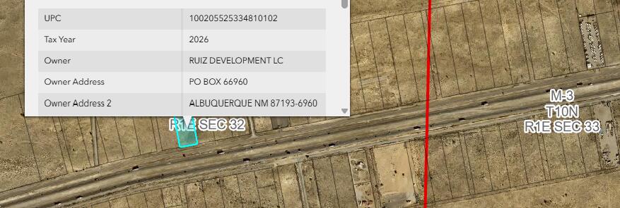 I40 West Frontage - 5 Acres 