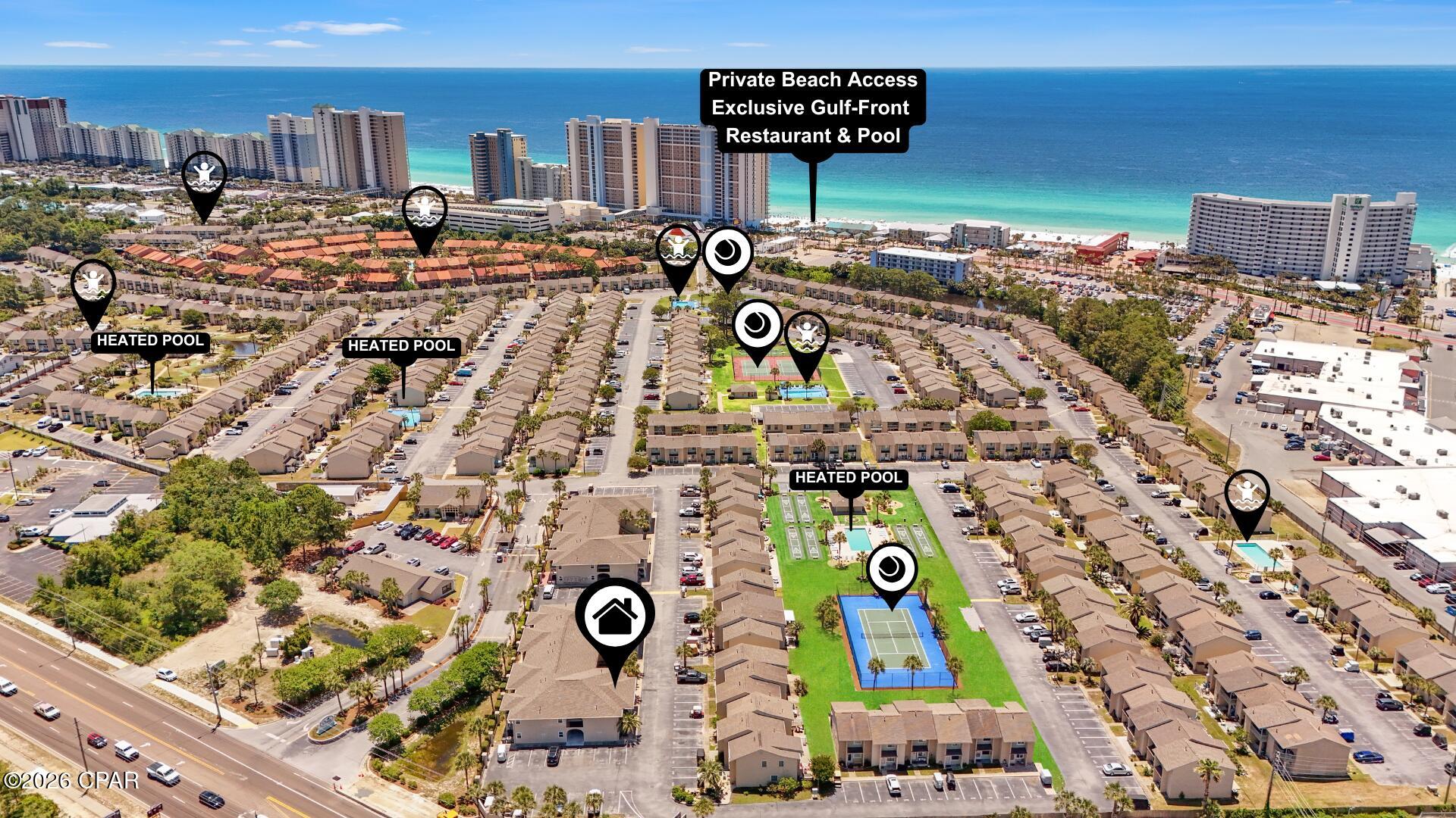 Gulf Highlands Beach Resort home at 134 Damon Circle B, Panama City Beach, FL 32407