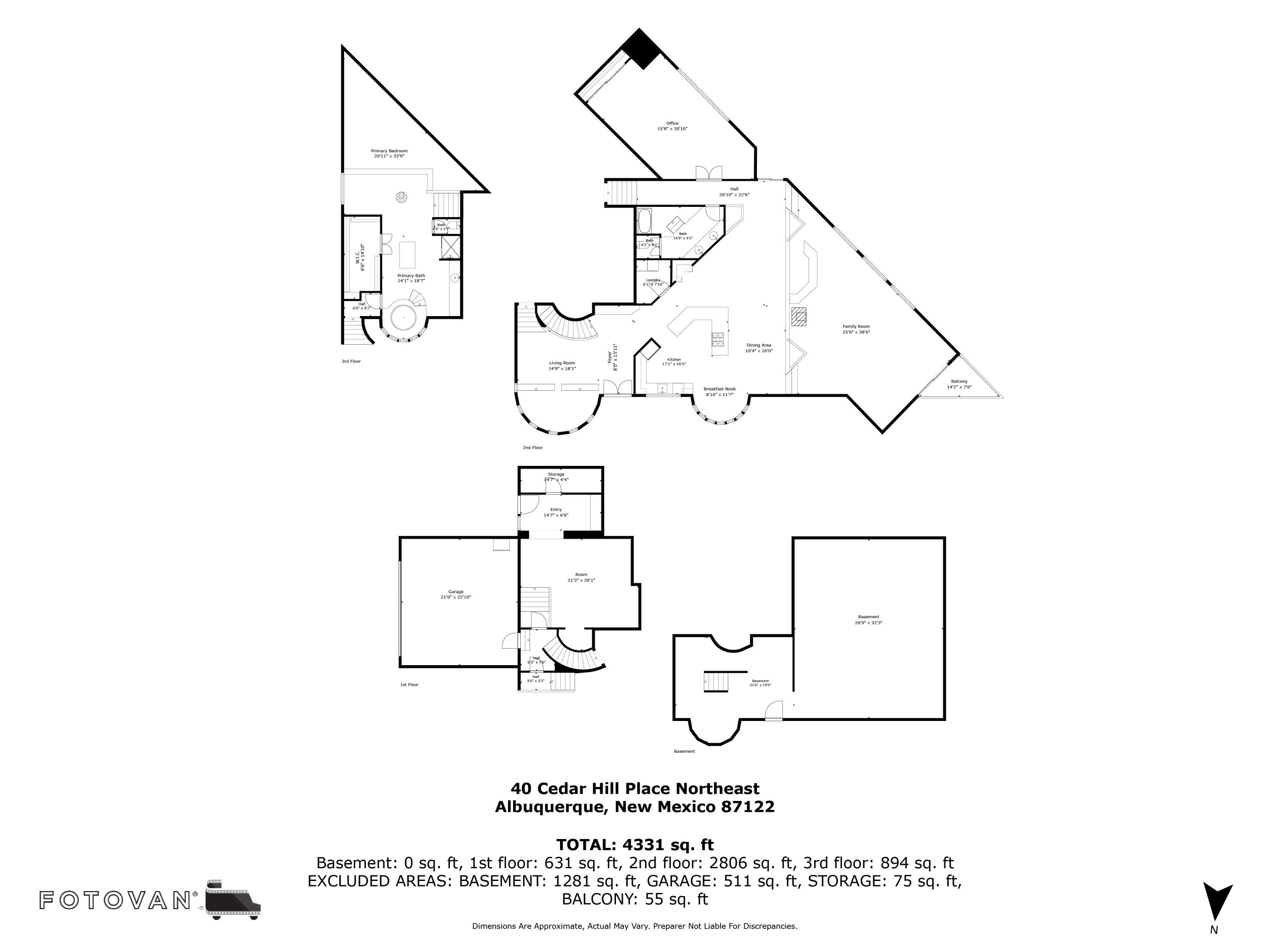 63rd image of 40 Cedar Hill Pl Ne, Albuquerque, NM 87122 | MLS# 1109158