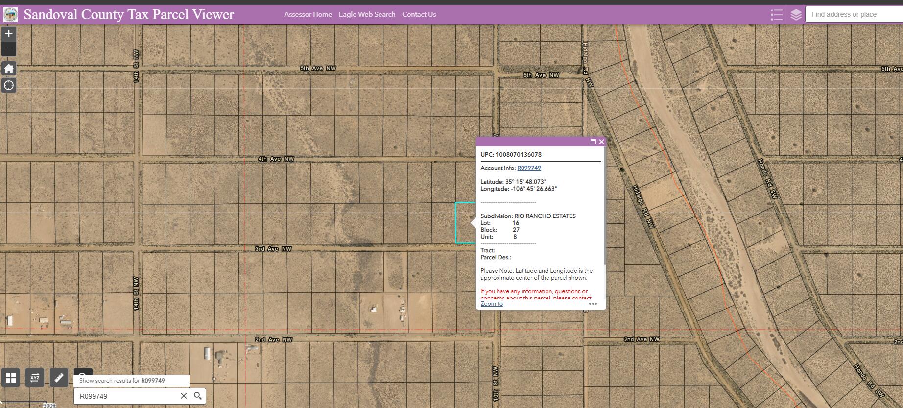 2nd image of 2 Lots 3rd (u:8 B:27 L:16&17) Ave Nw, Rio Rancho, NM 87124 | MLS# 1109367